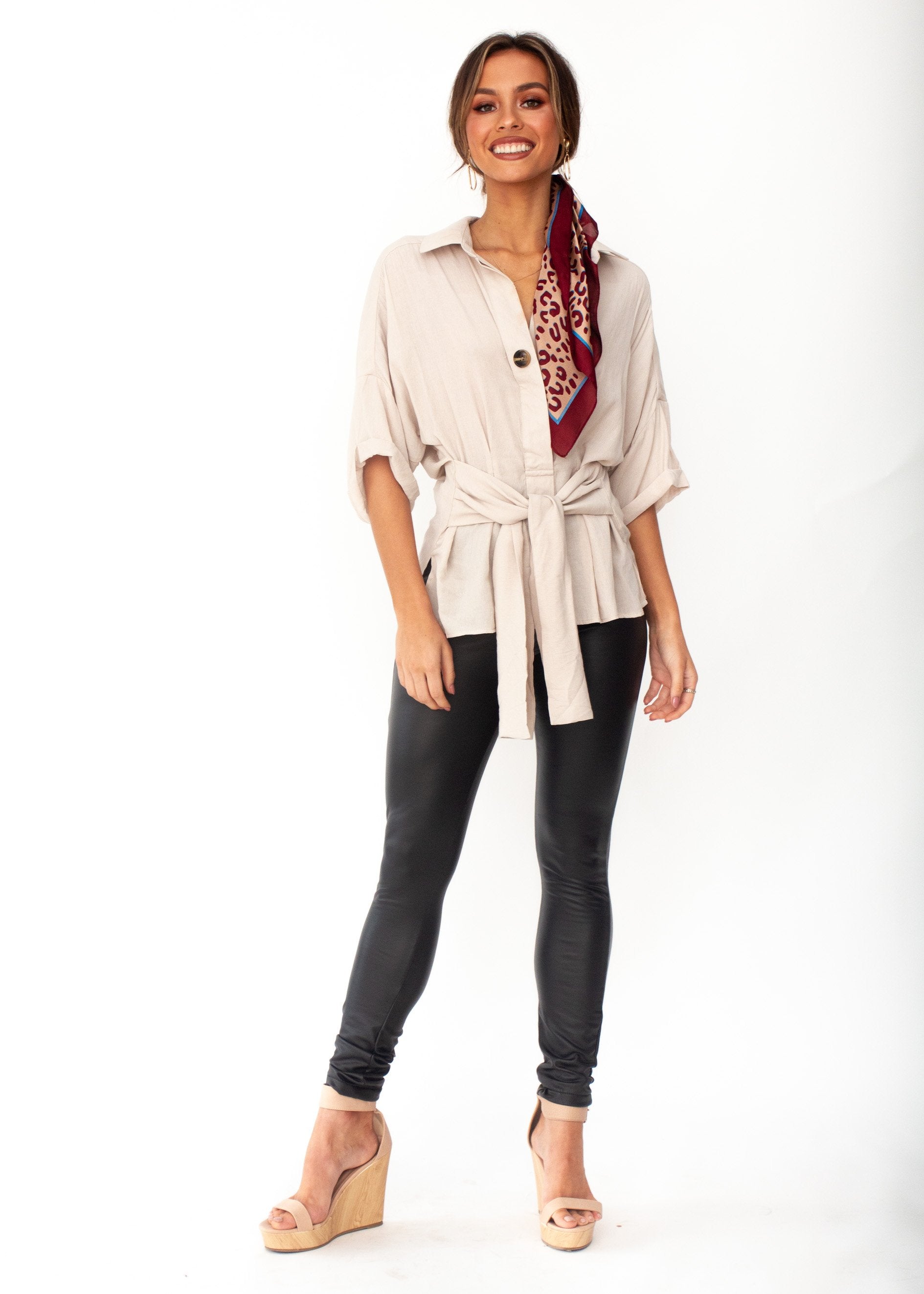Colorado Blouse - Nude