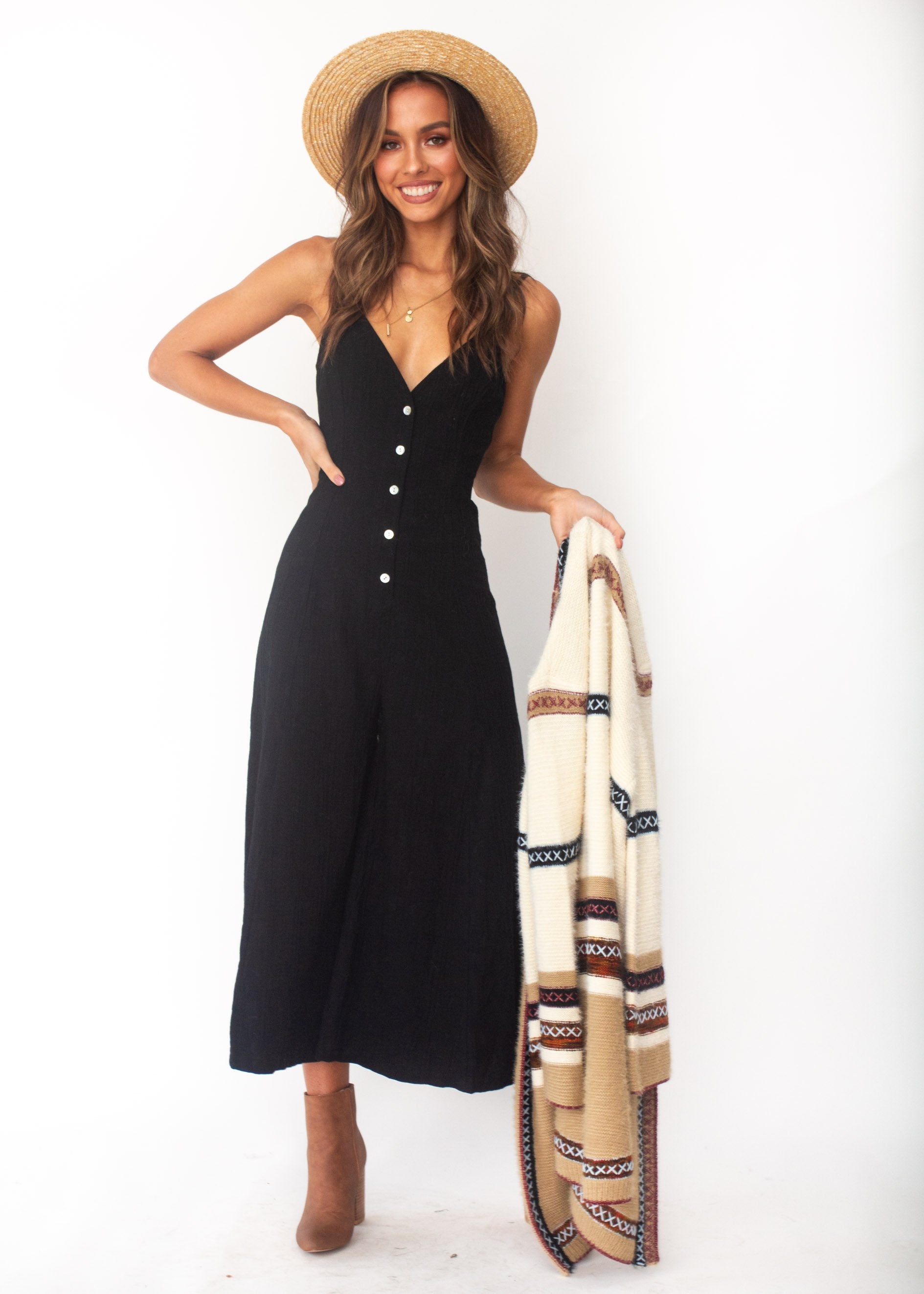 Marnie Pantsuit - Black