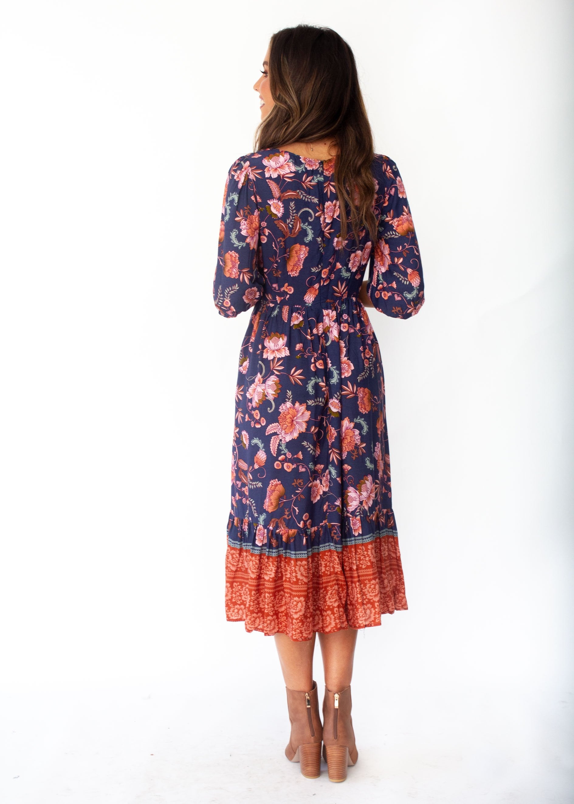 Dream In Colour Midi Dress - Dusk