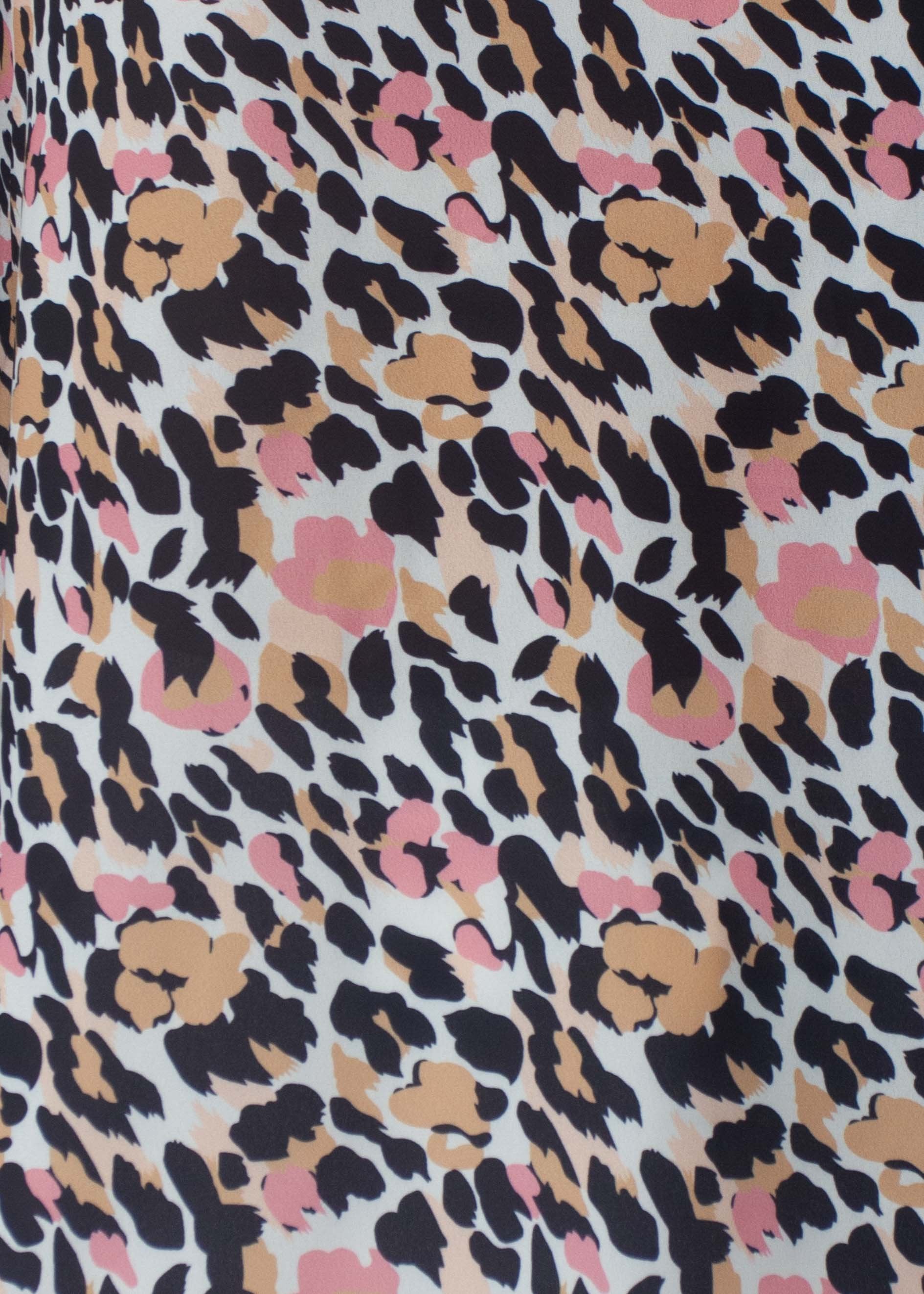 Jacqueline Blouse - Blush Leopard