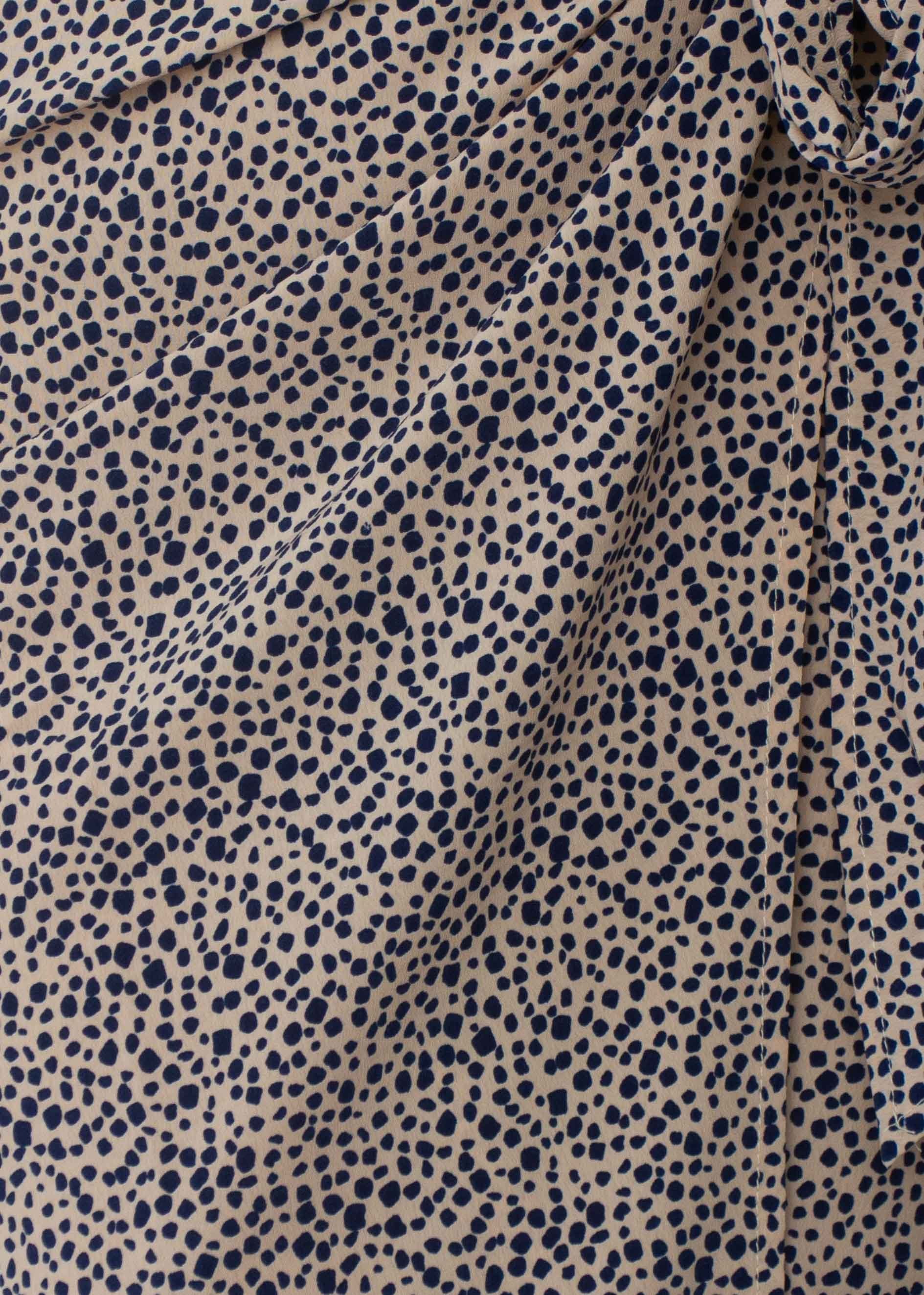 Bold Love Midi Wrap Skirt - Nude Spot
