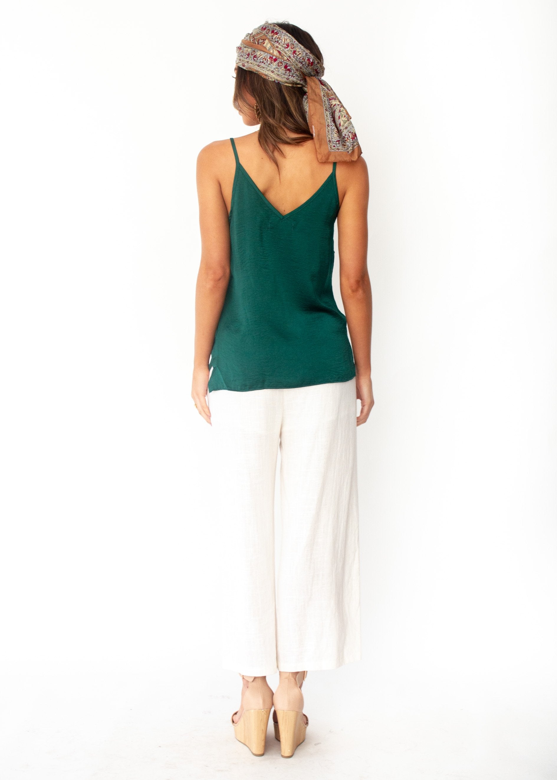 In Your Dreams Cami - Emerald