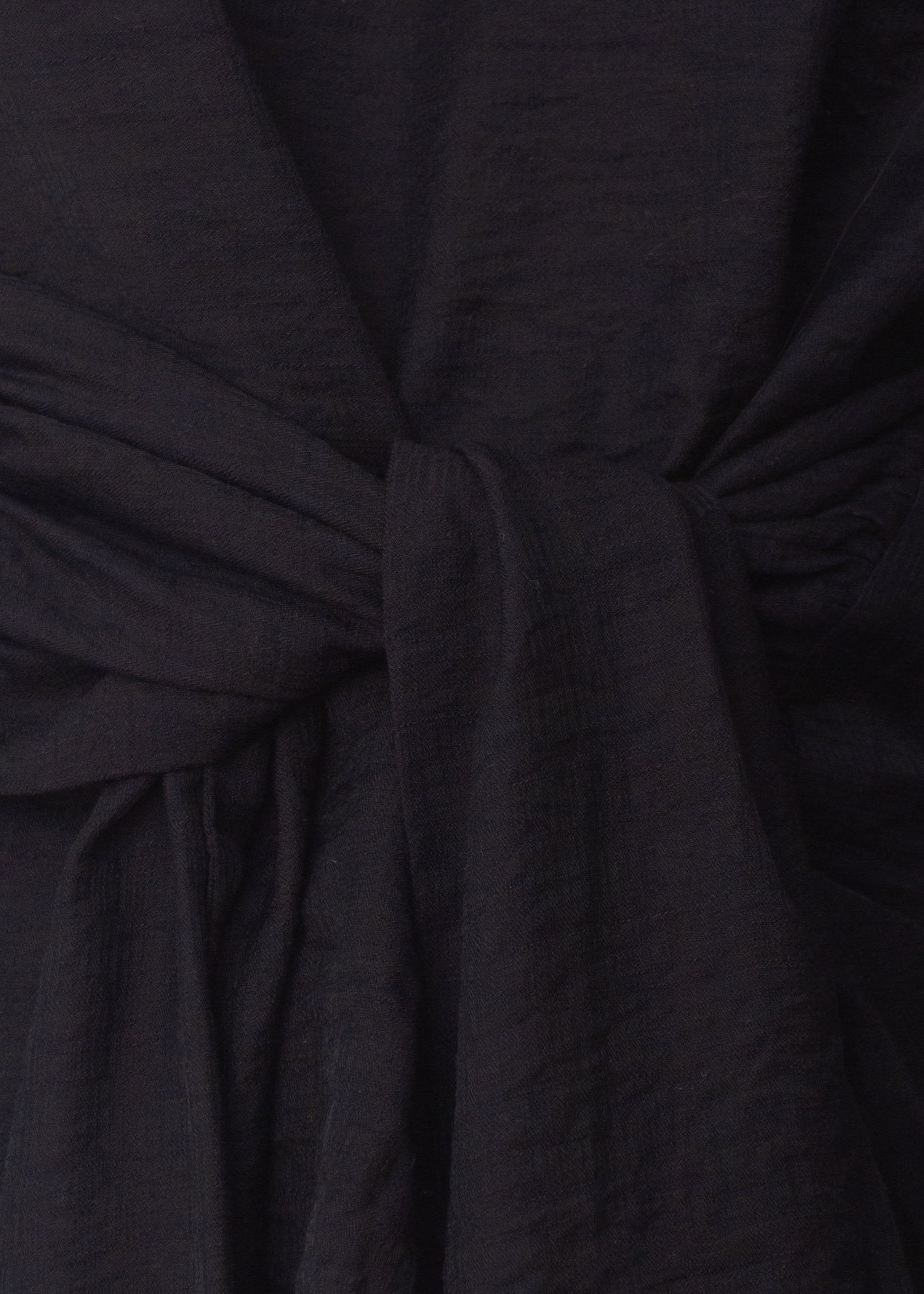 Born To Dare Tie Blouse - Black