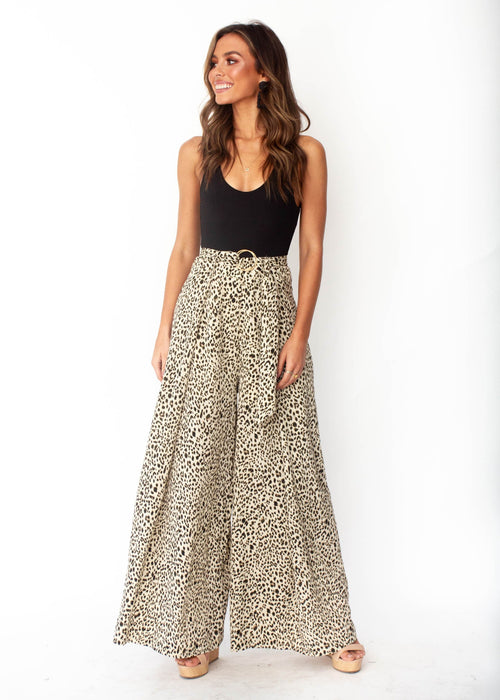 Too Many Times Pants - Cheetah Print
