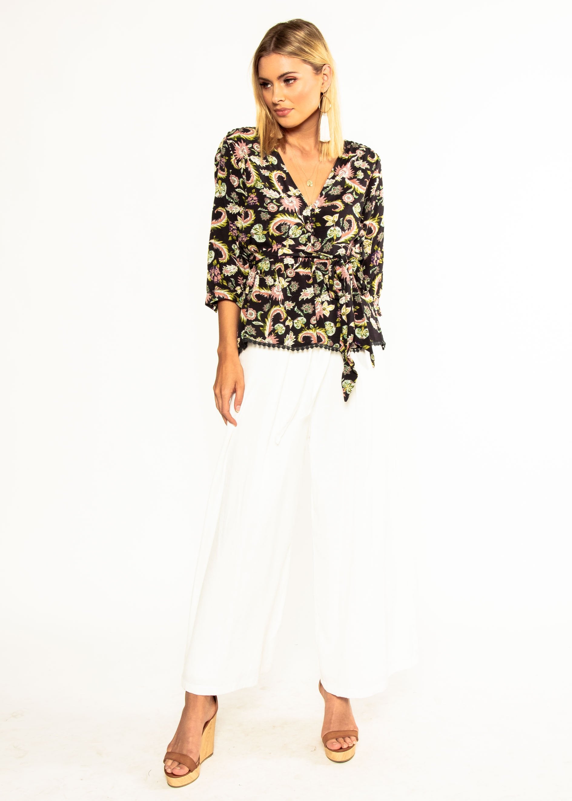 Koi Blouse w/ Tie - Marilia