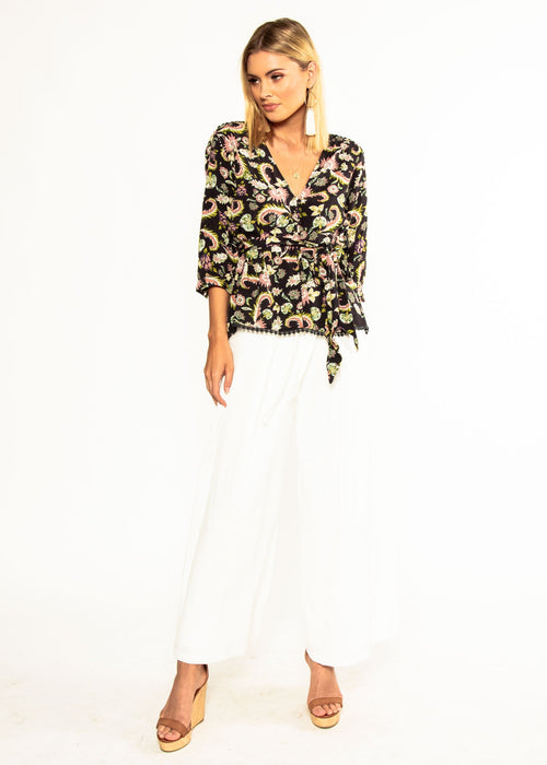 Koi Blouse w/ Tie - Marilia