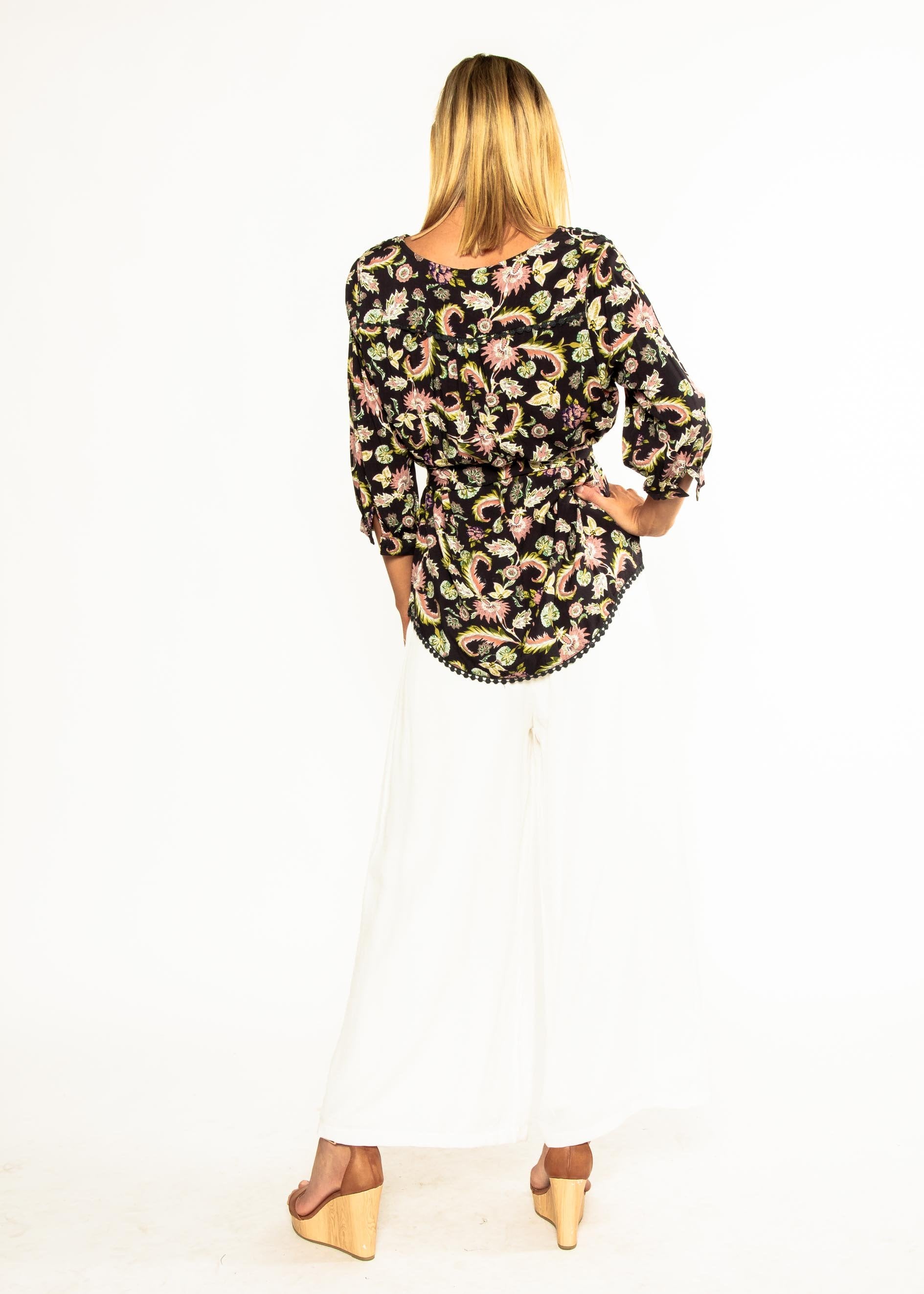 Koi Blouse w/ Tie - Marilia