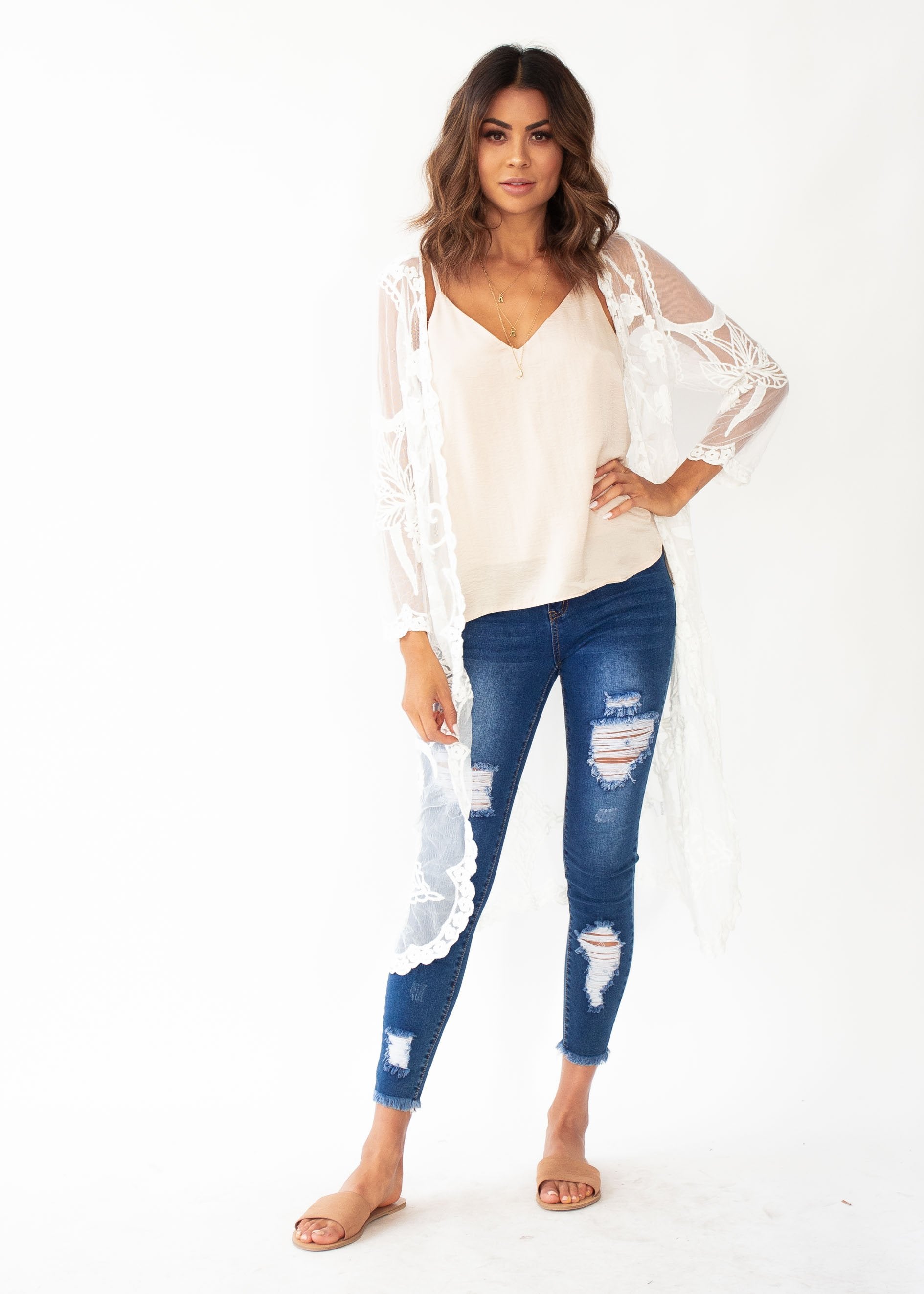 In Your Dreams Cami - Beige
