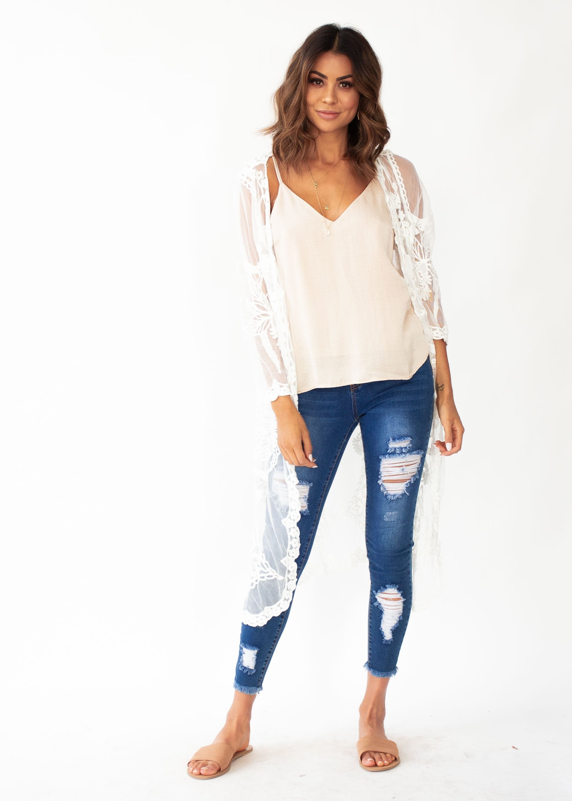 In Your Dreams Cami - Beige