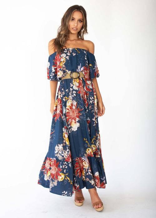 Georgie Off Shoulder Maxi Dress - Liza