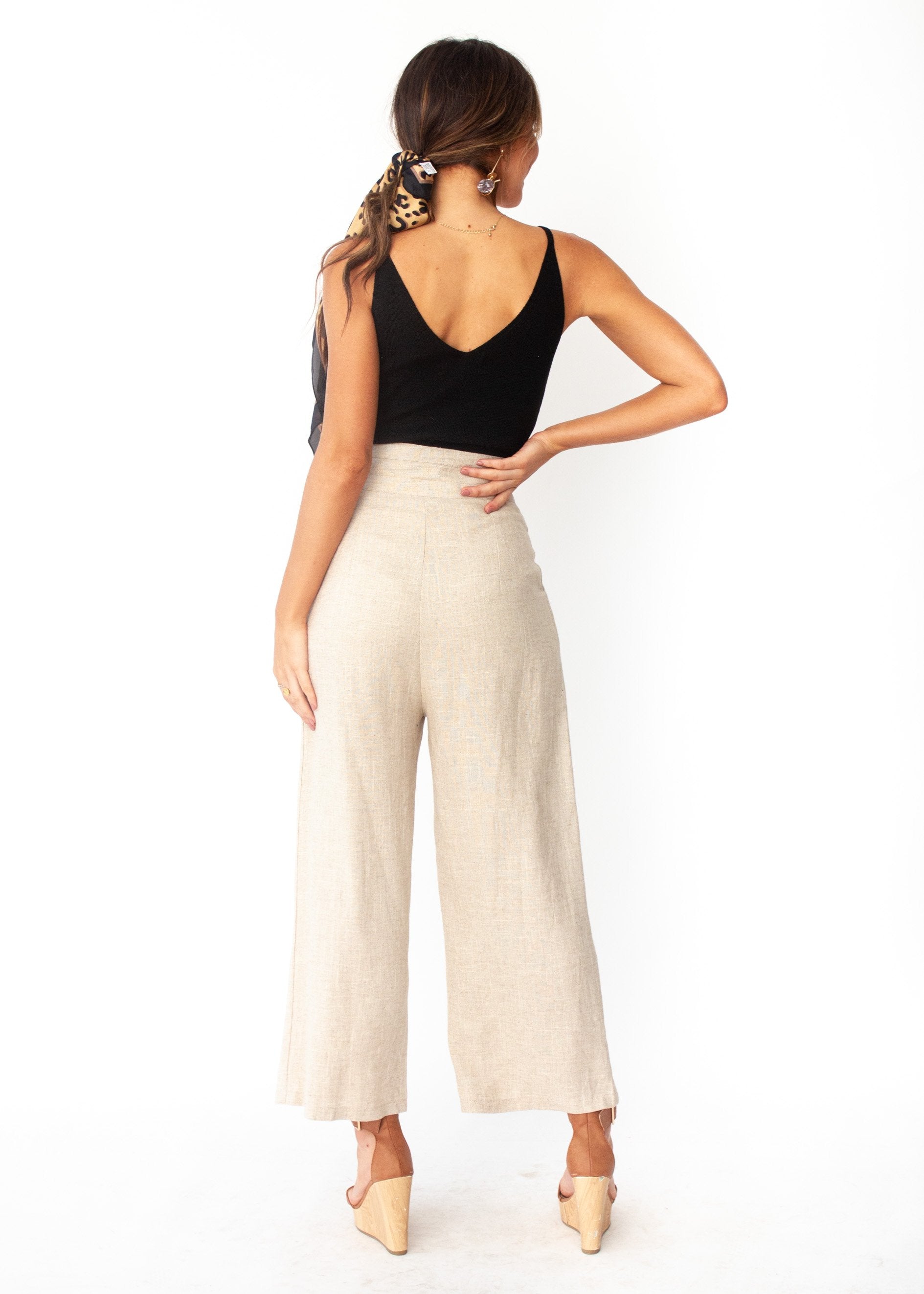 Adelia Knit Cami - Black