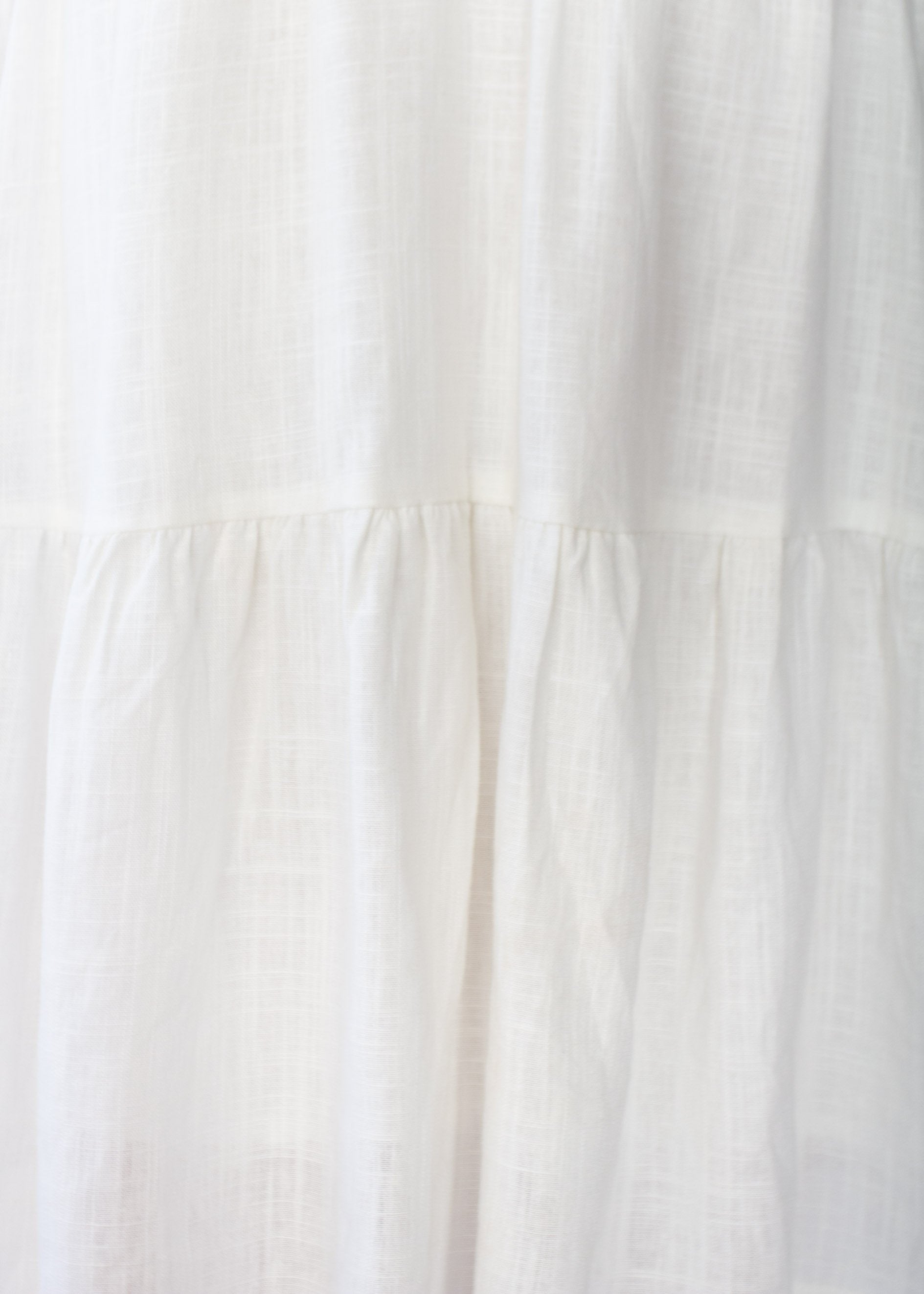 Huntress Linen Dress - White