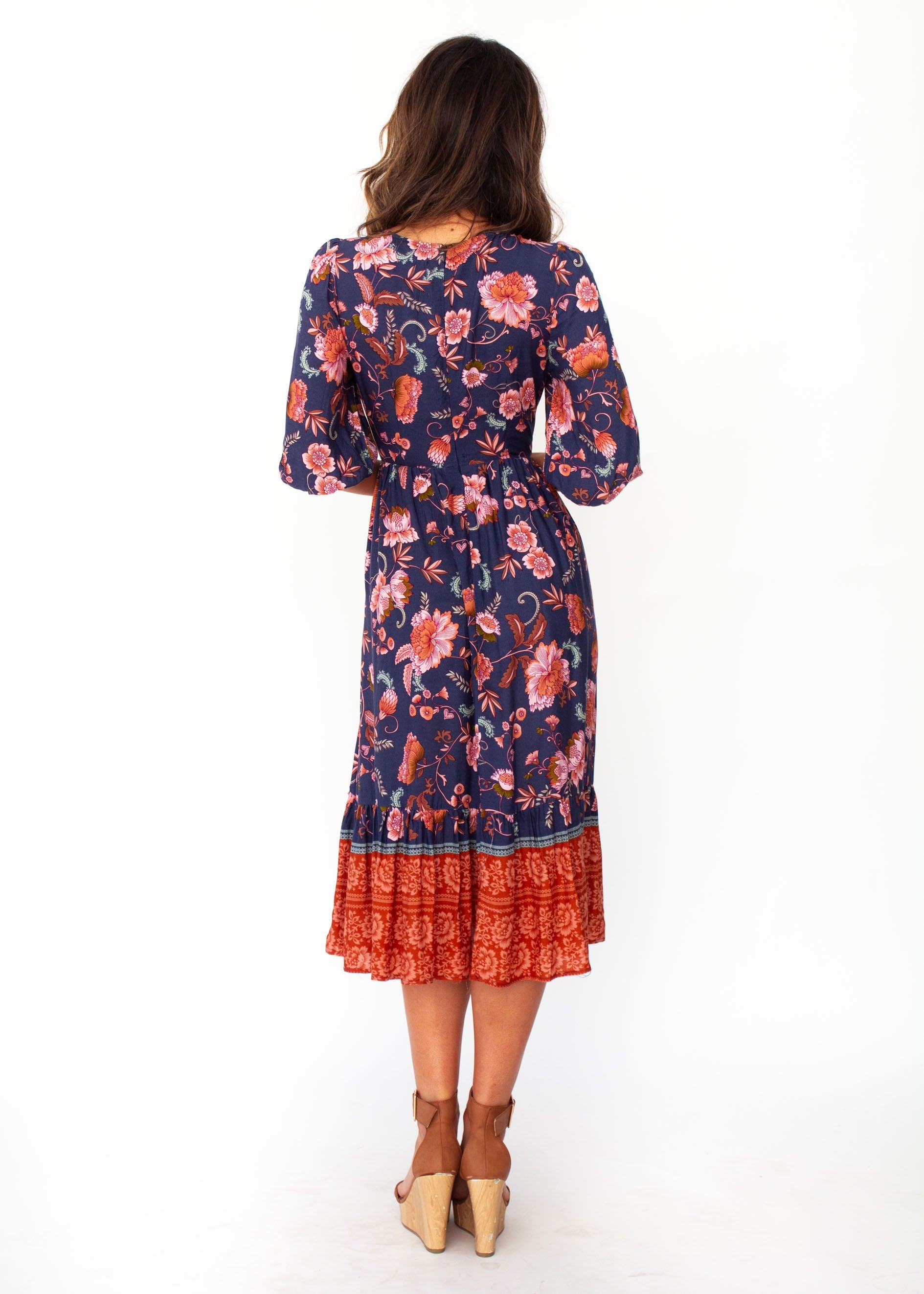 Dream In Colour Midi Dress - Dusk