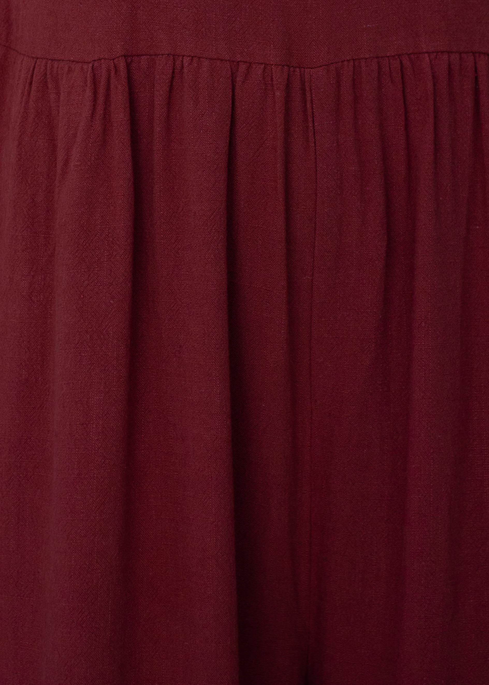 Elsa Linen-Blend Pantsuit - Rust