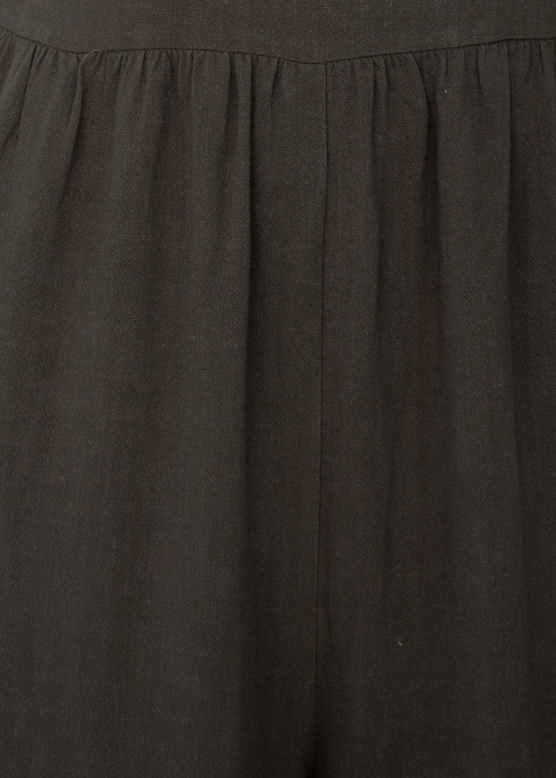 Elsa Linen-Blend Pantsuit - Khaki