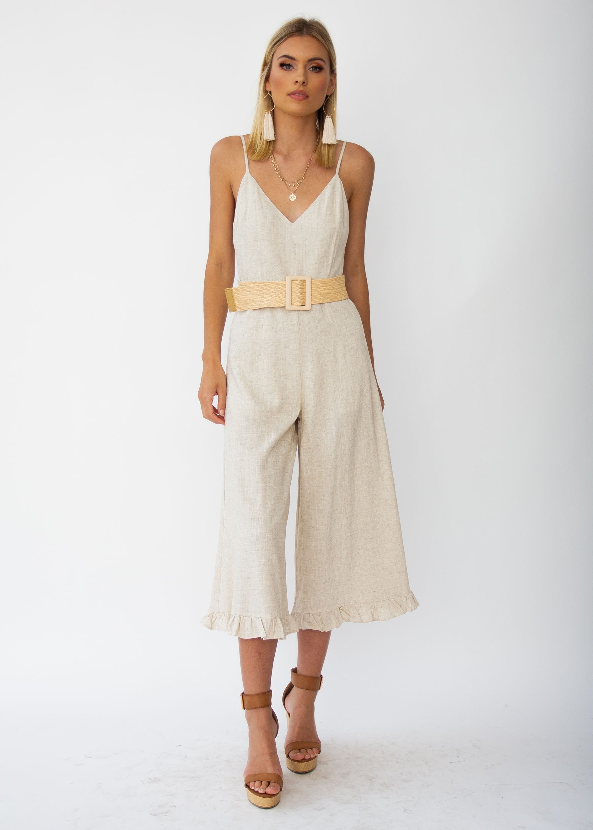 London Lights Belt - Cream