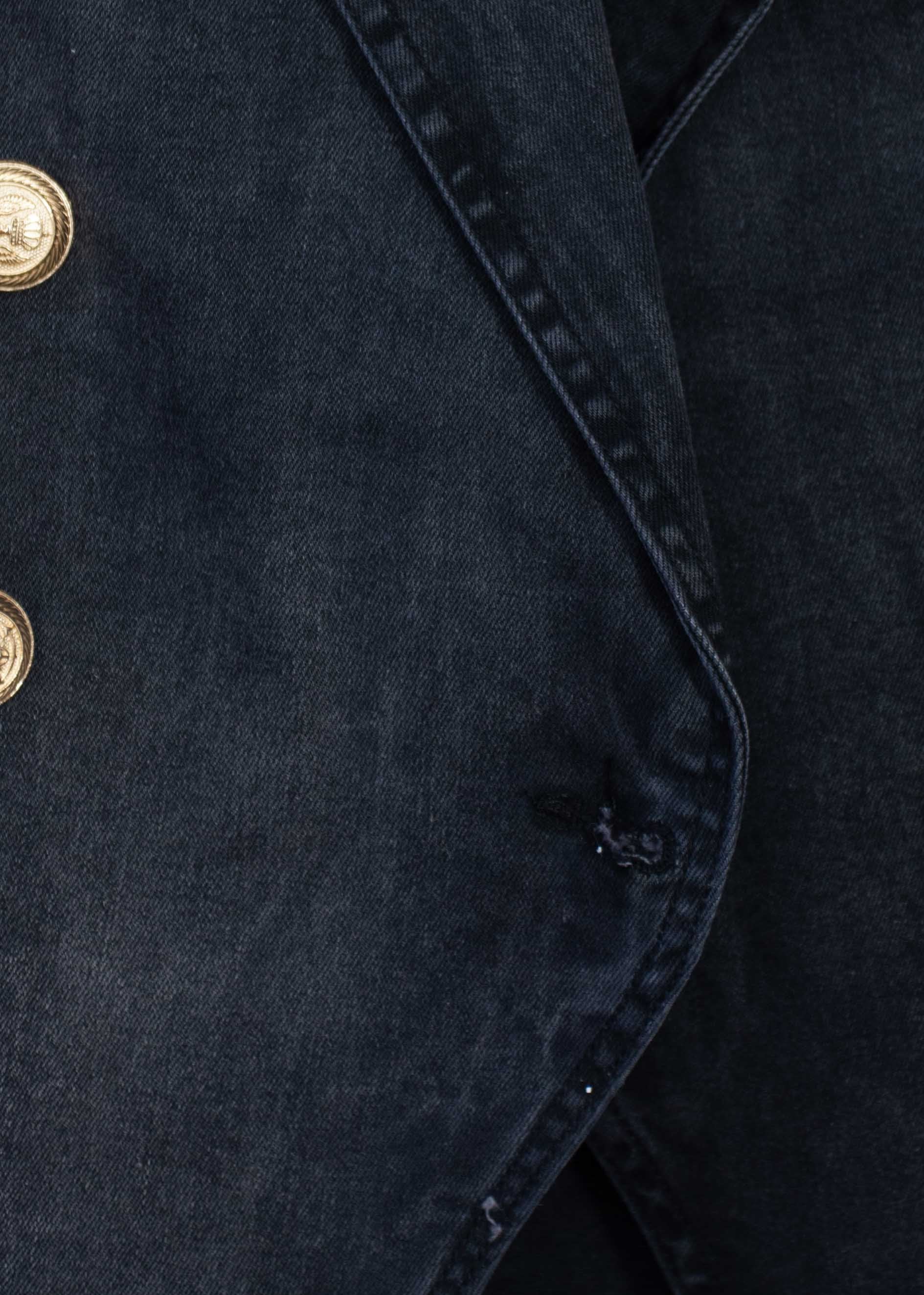 Think Quick Denim Jacket - Faded Black