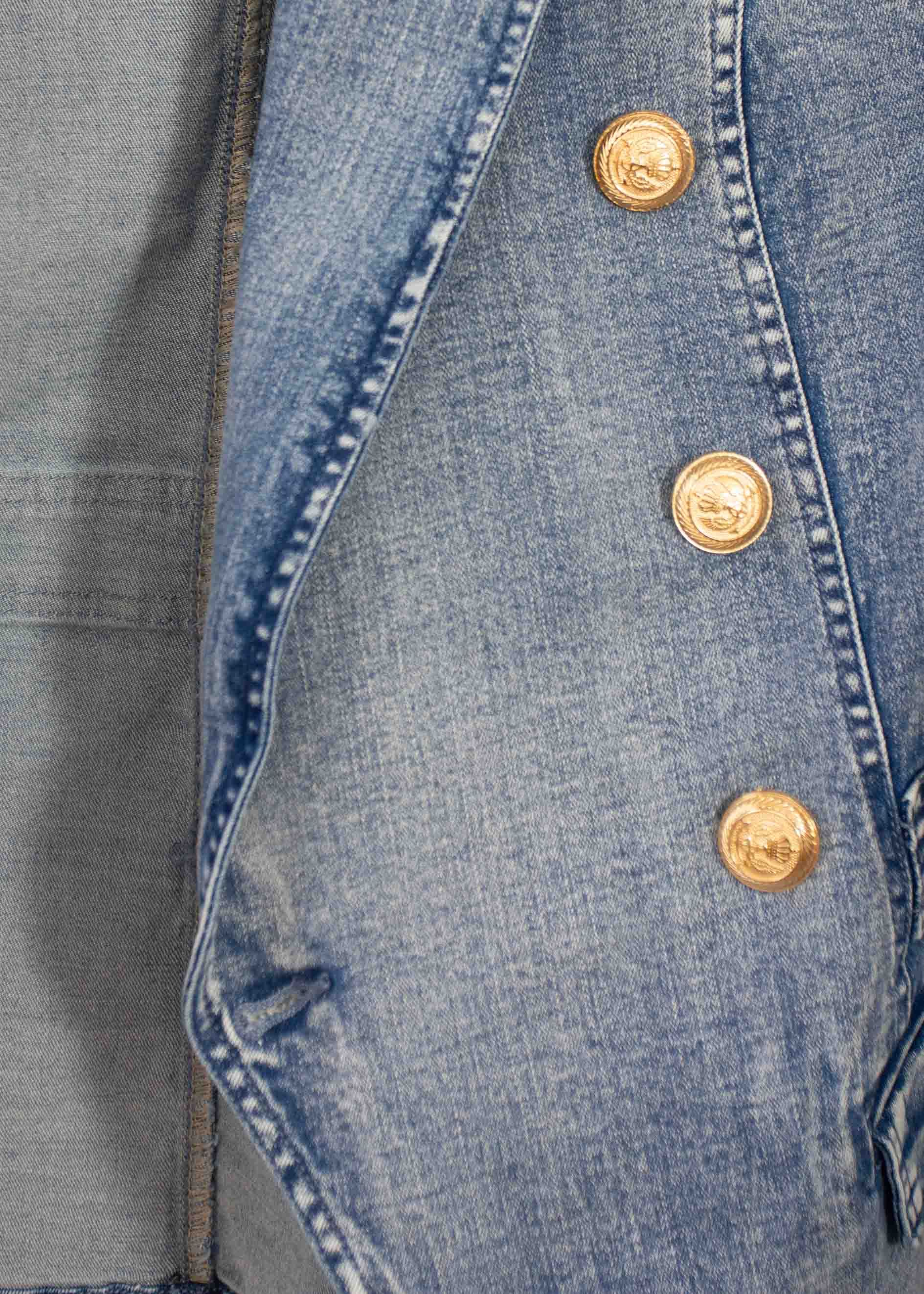 Think Quick Denim Jacket - Faded Blue