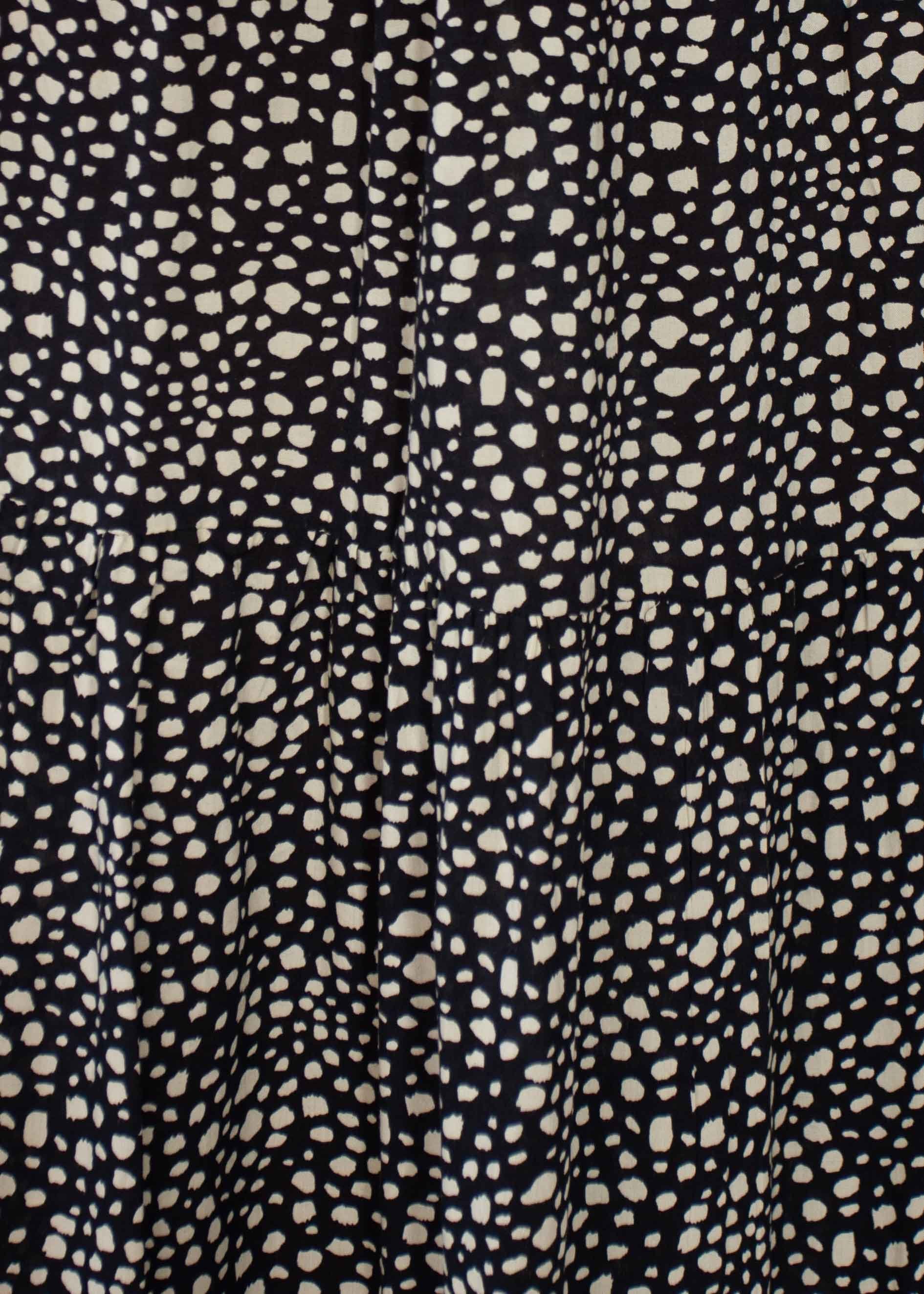 Courtney Maxi Skirt - Black Spot