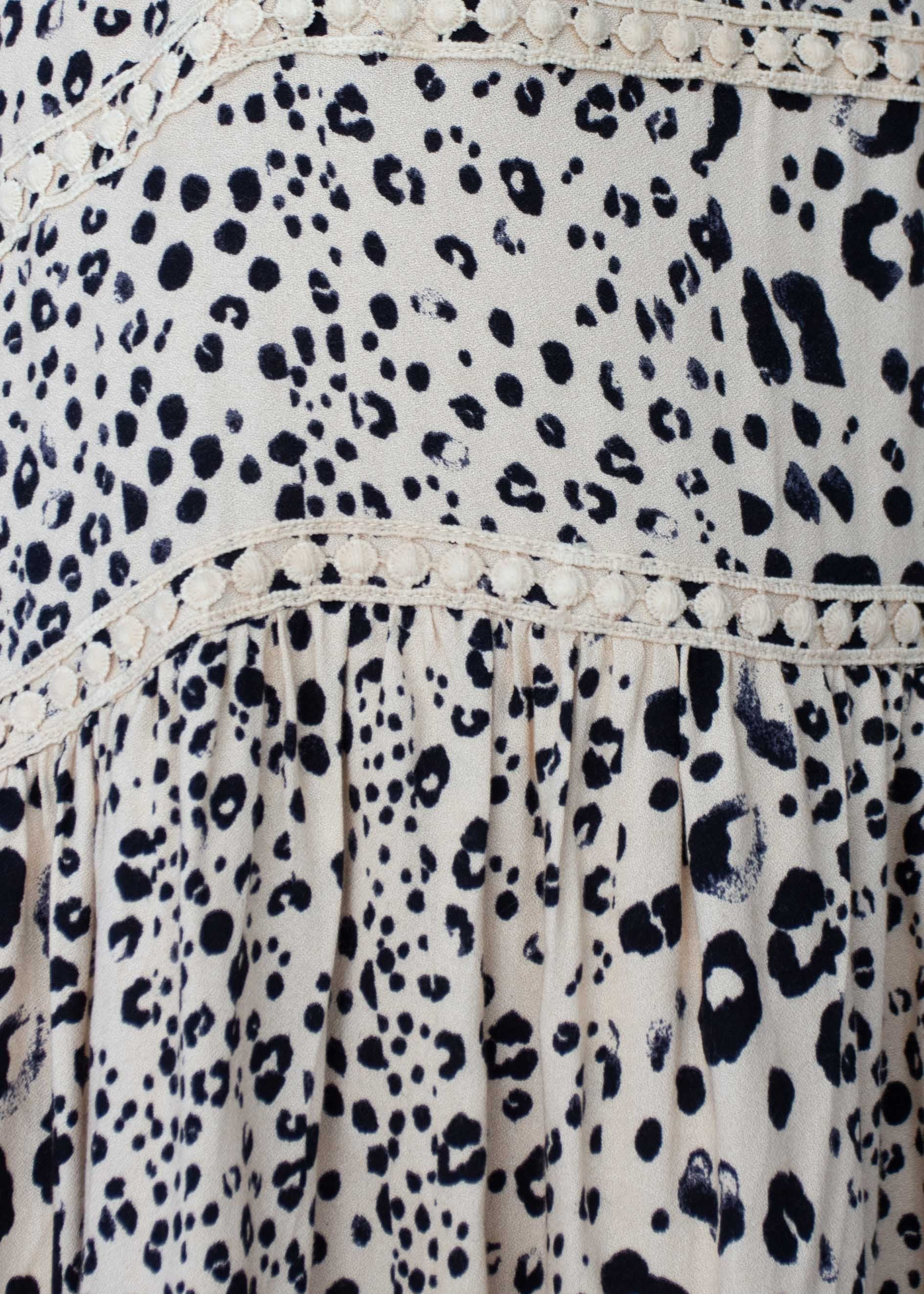 Chase The Sun Dress - Nude Leopard