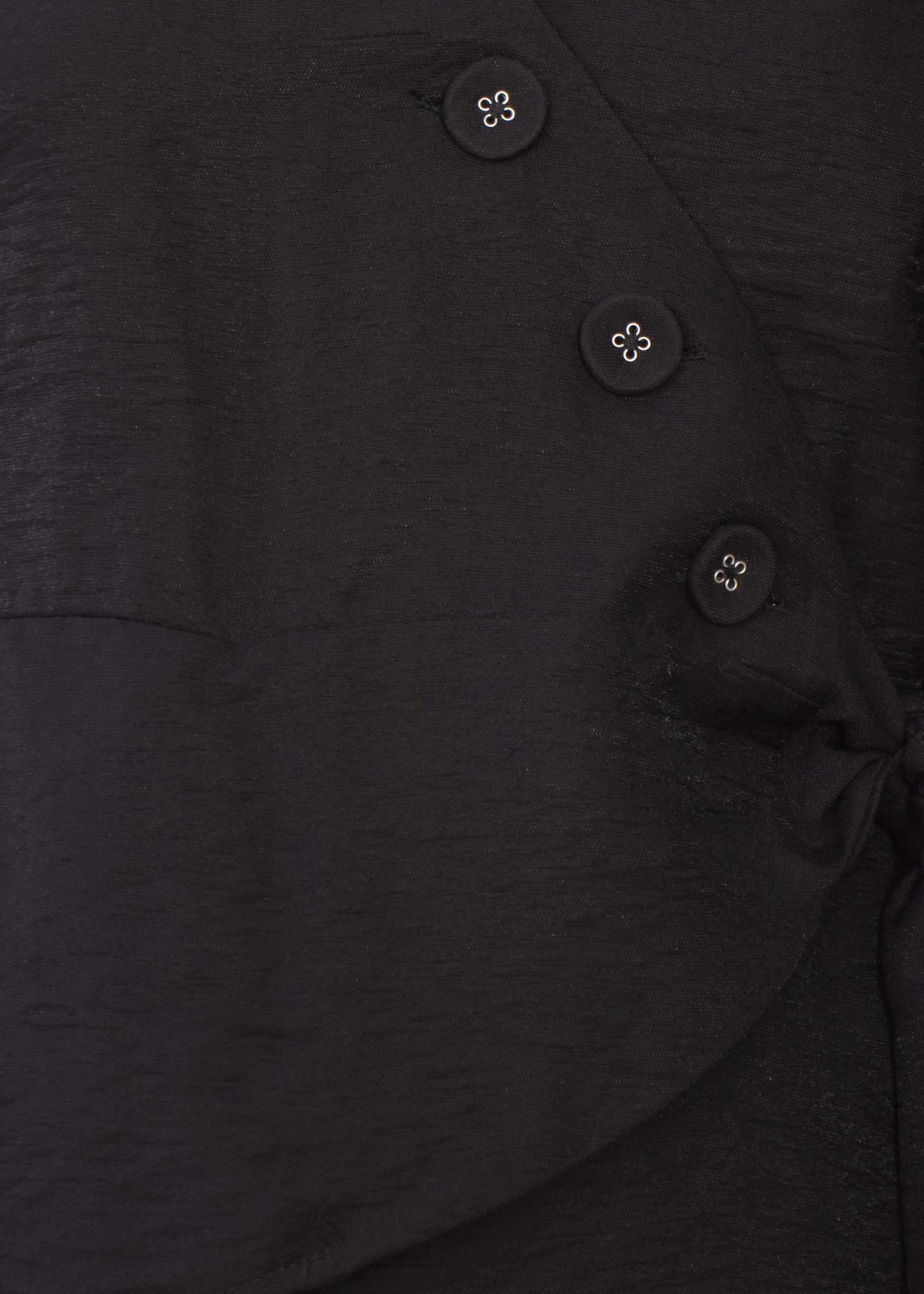 Delilah Tie Blouse - Black