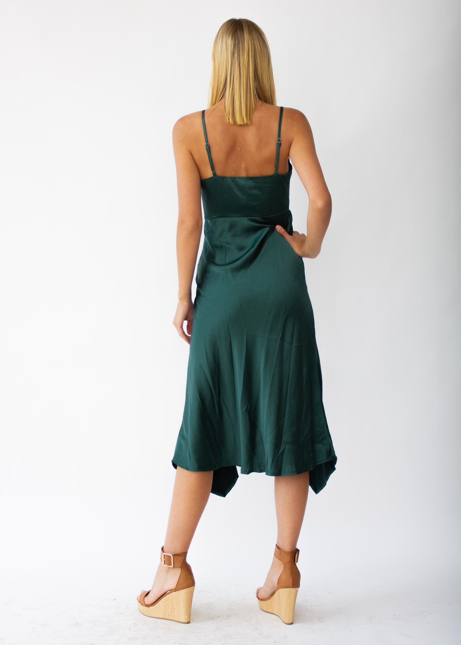 Firestarter Midi Dress - Emerald