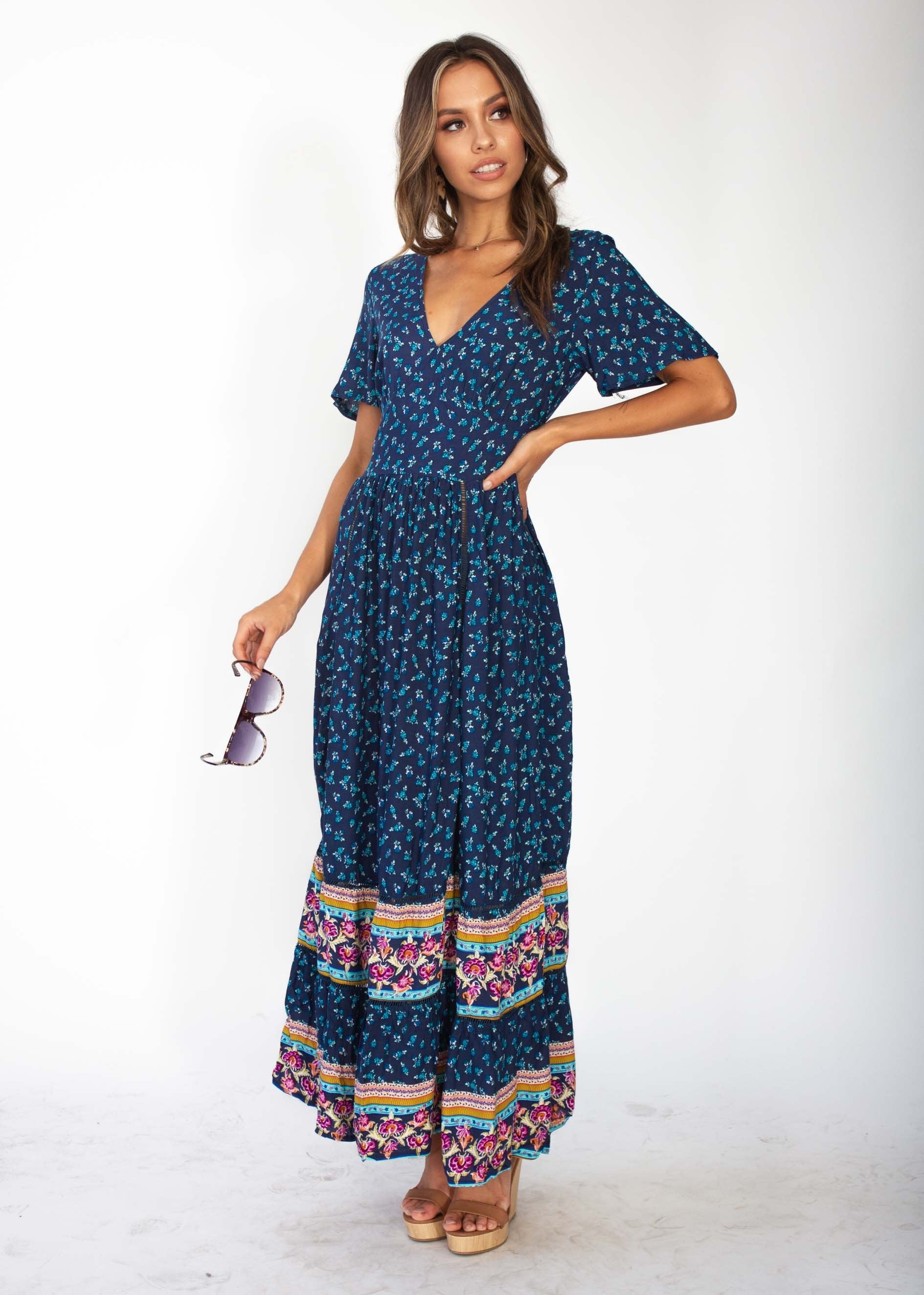 Yara Maxi Dress - Boardwalk