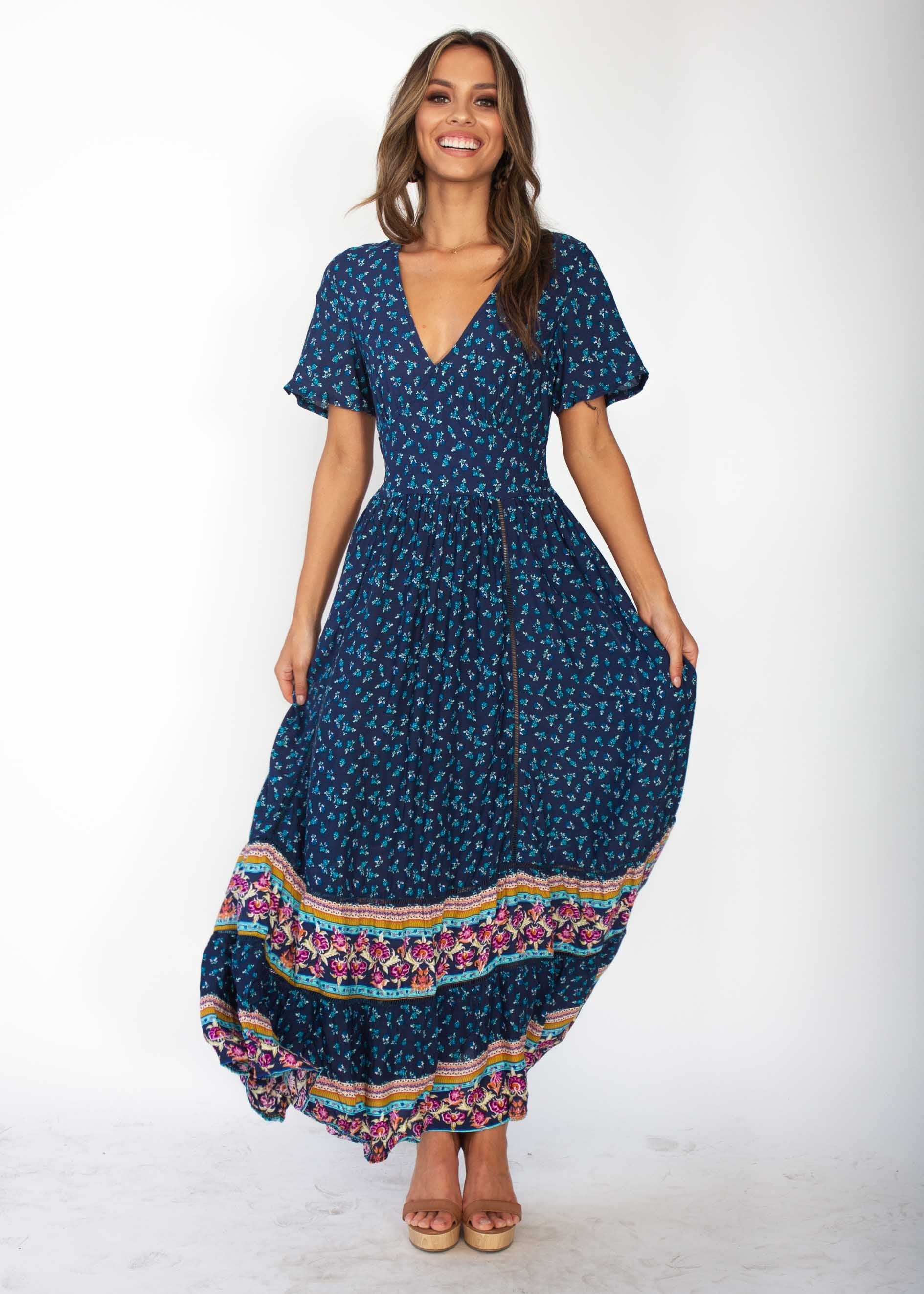 Yara Maxi Dress - Boardwalk