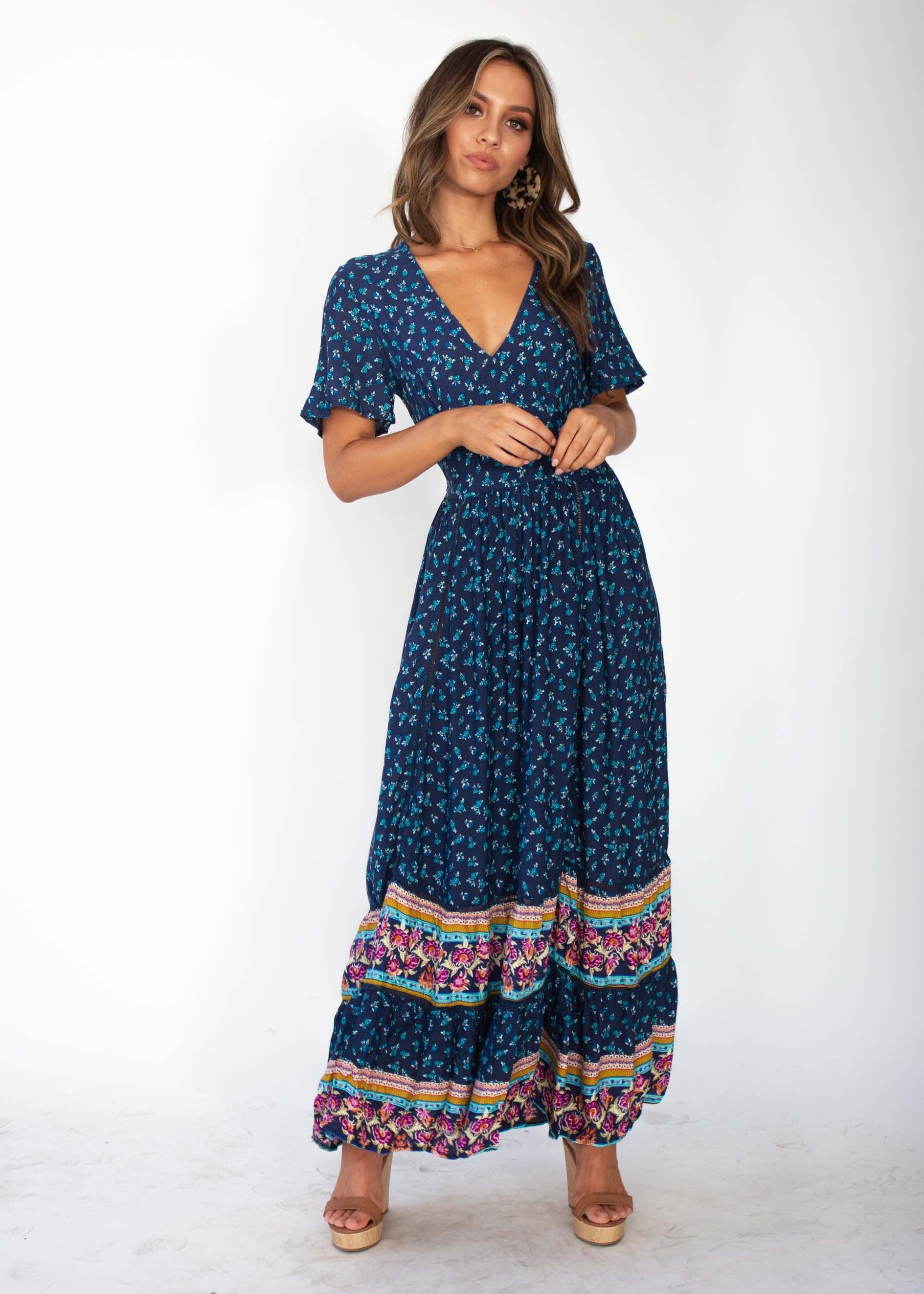 Yara Maxi Dress - Boardwalk