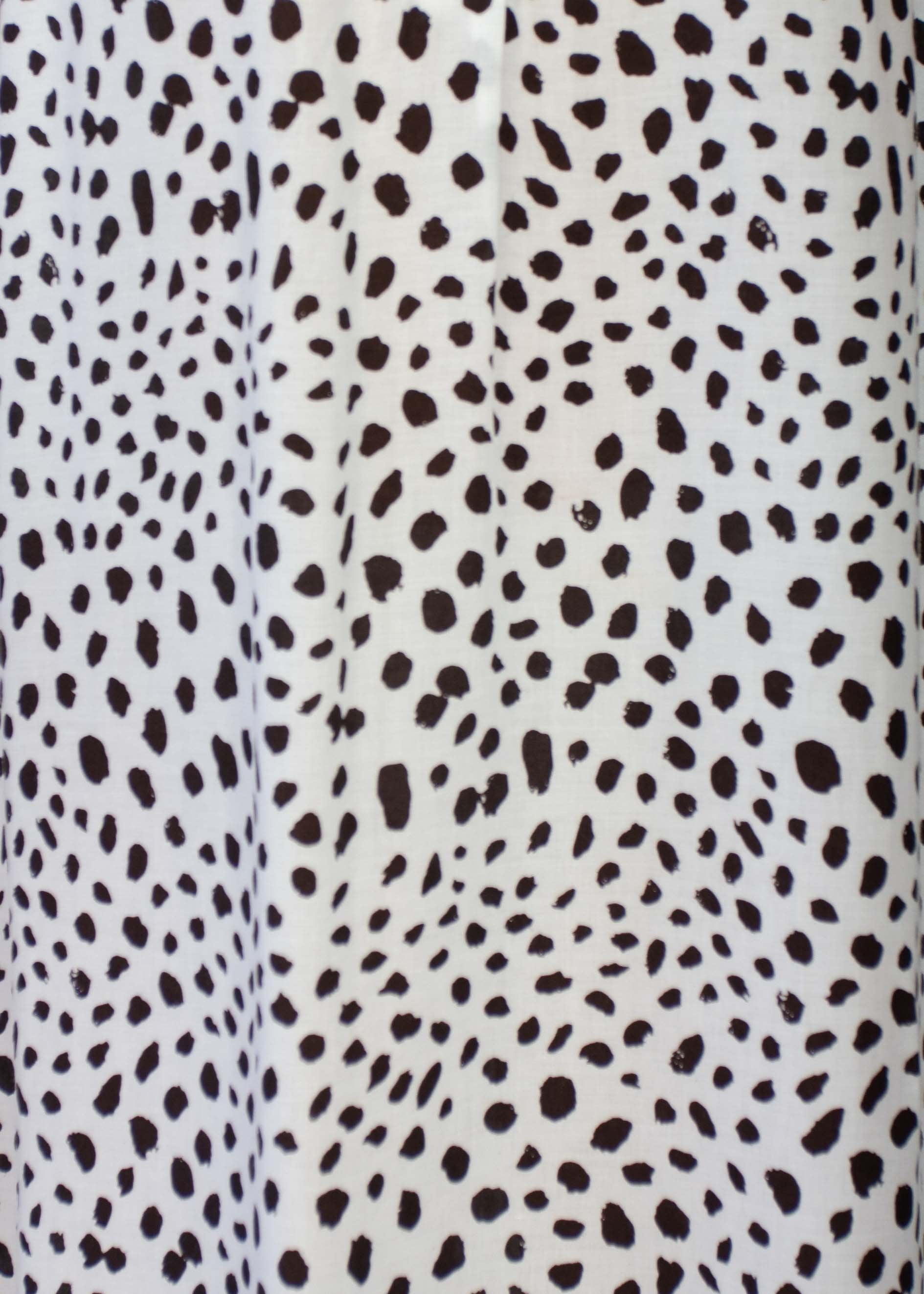 Moving Along Midi Dress - White Dot