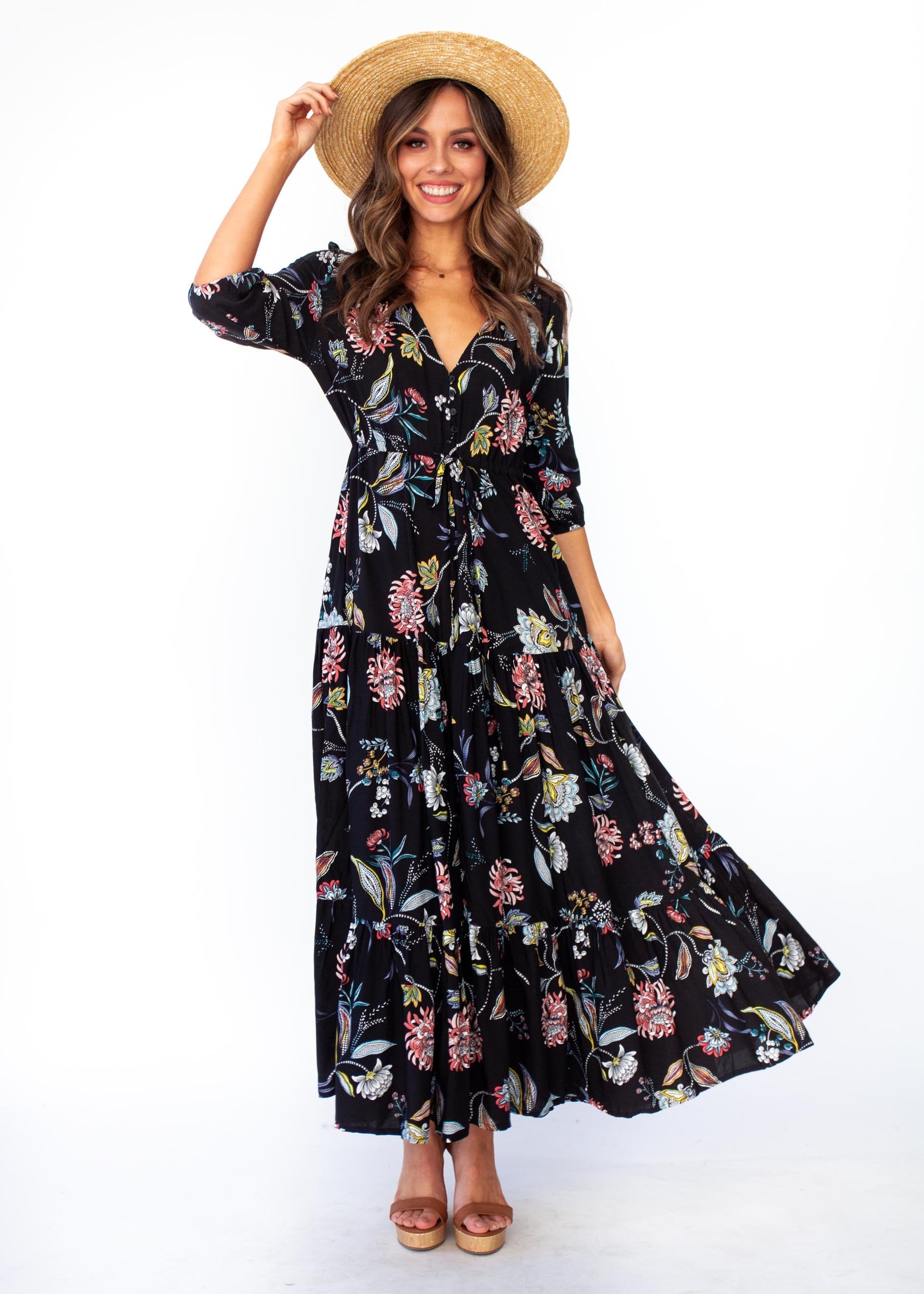 Tessa Maxi Dress - Under The Stars