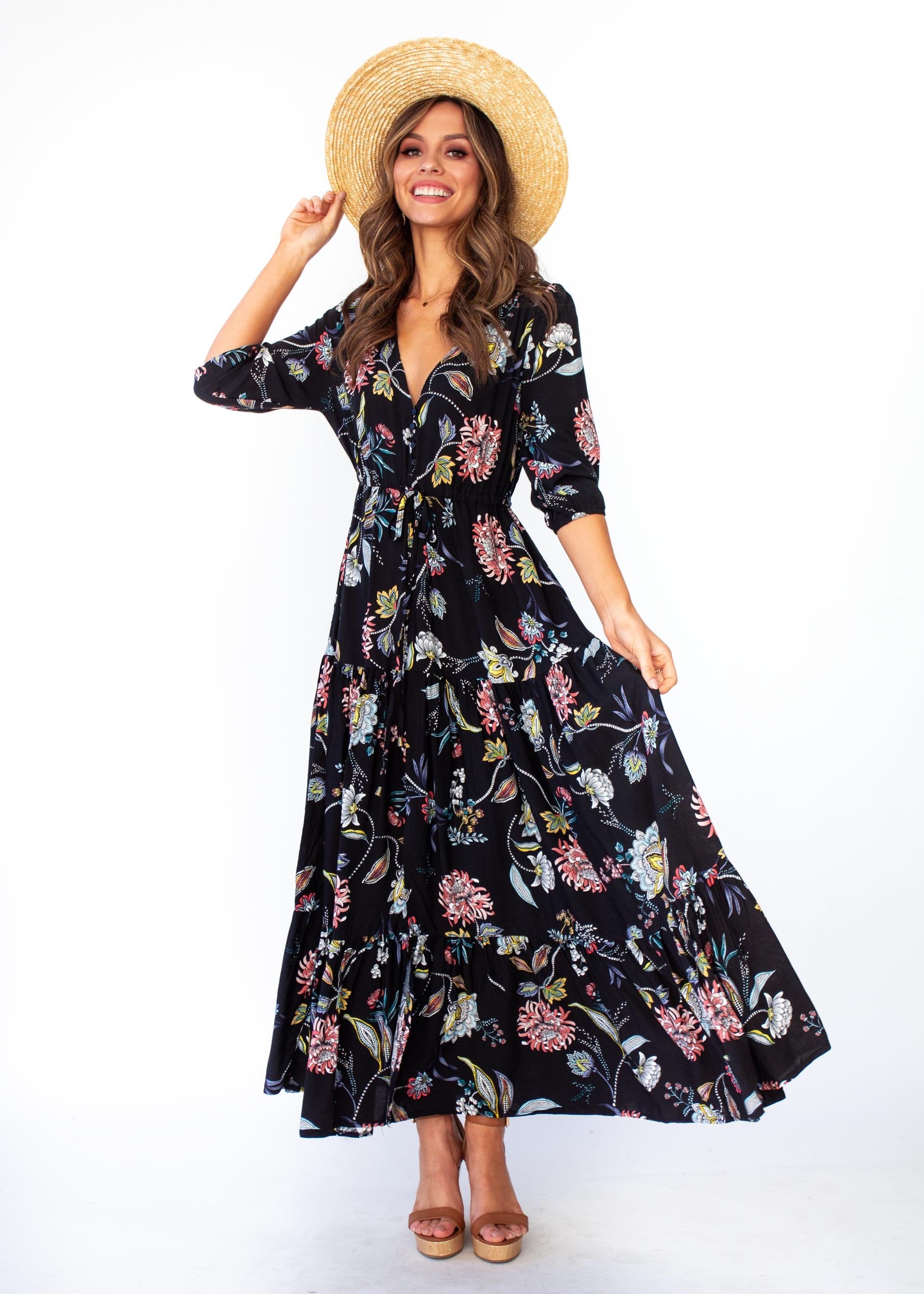 Tessa Maxi Dress - Under The Stars
