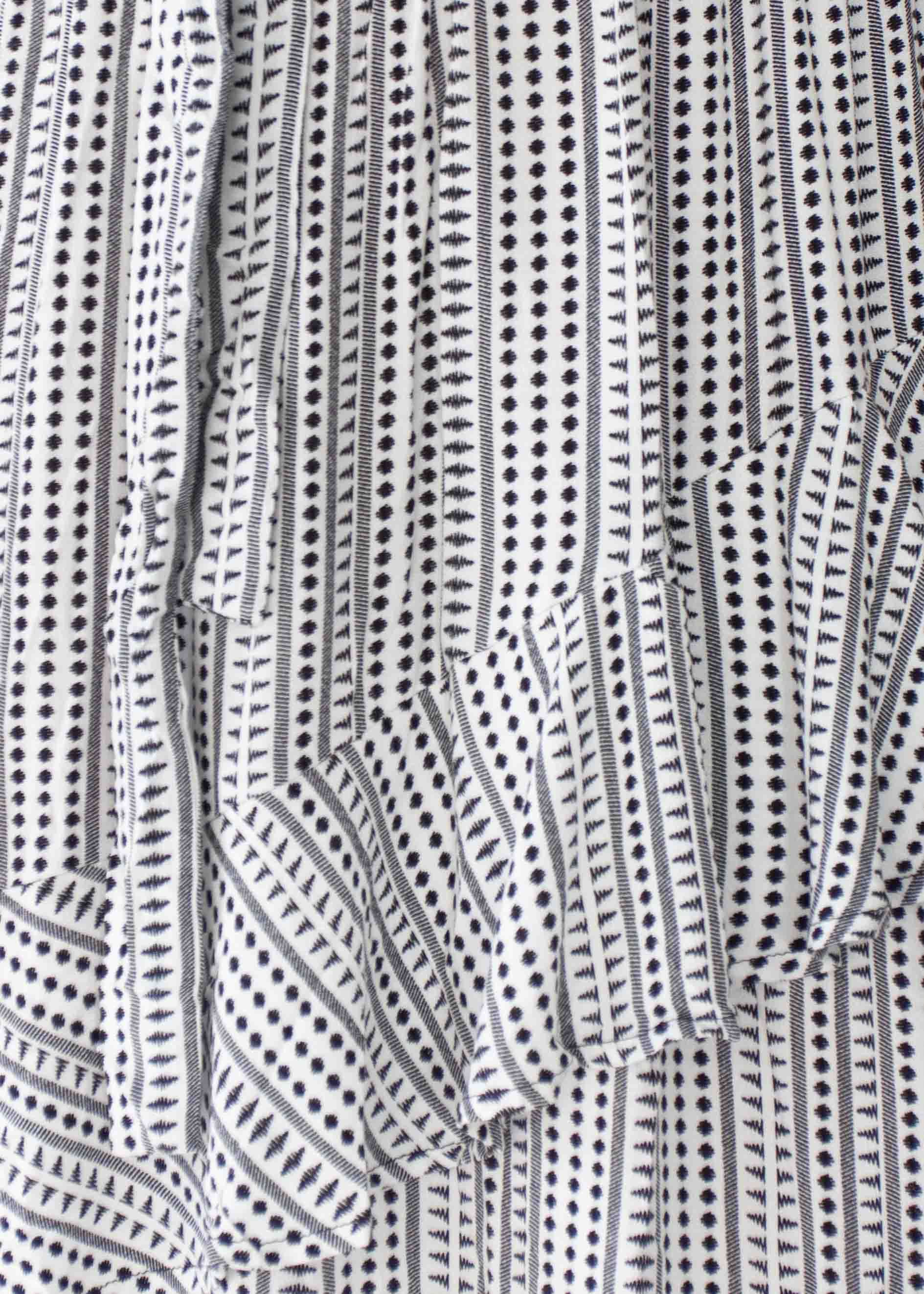 Santiago Midi Dress - Black/White