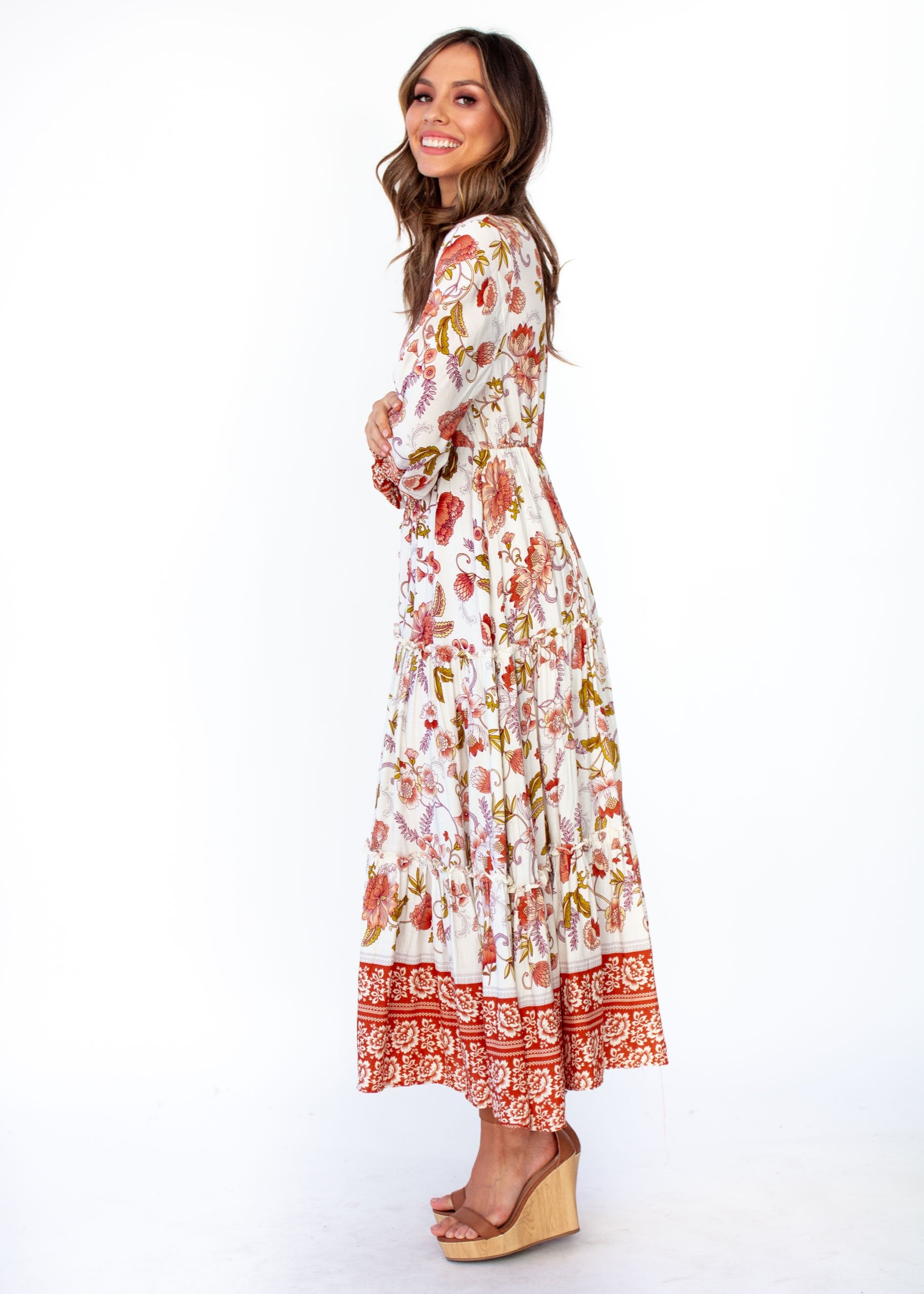 Esplanade Midi Dress - Autumn