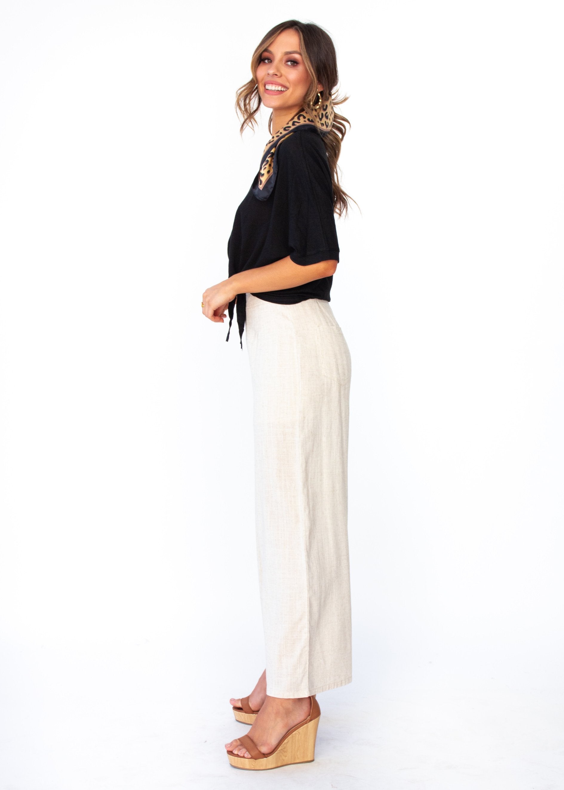 Atlas Tie Tee - Black