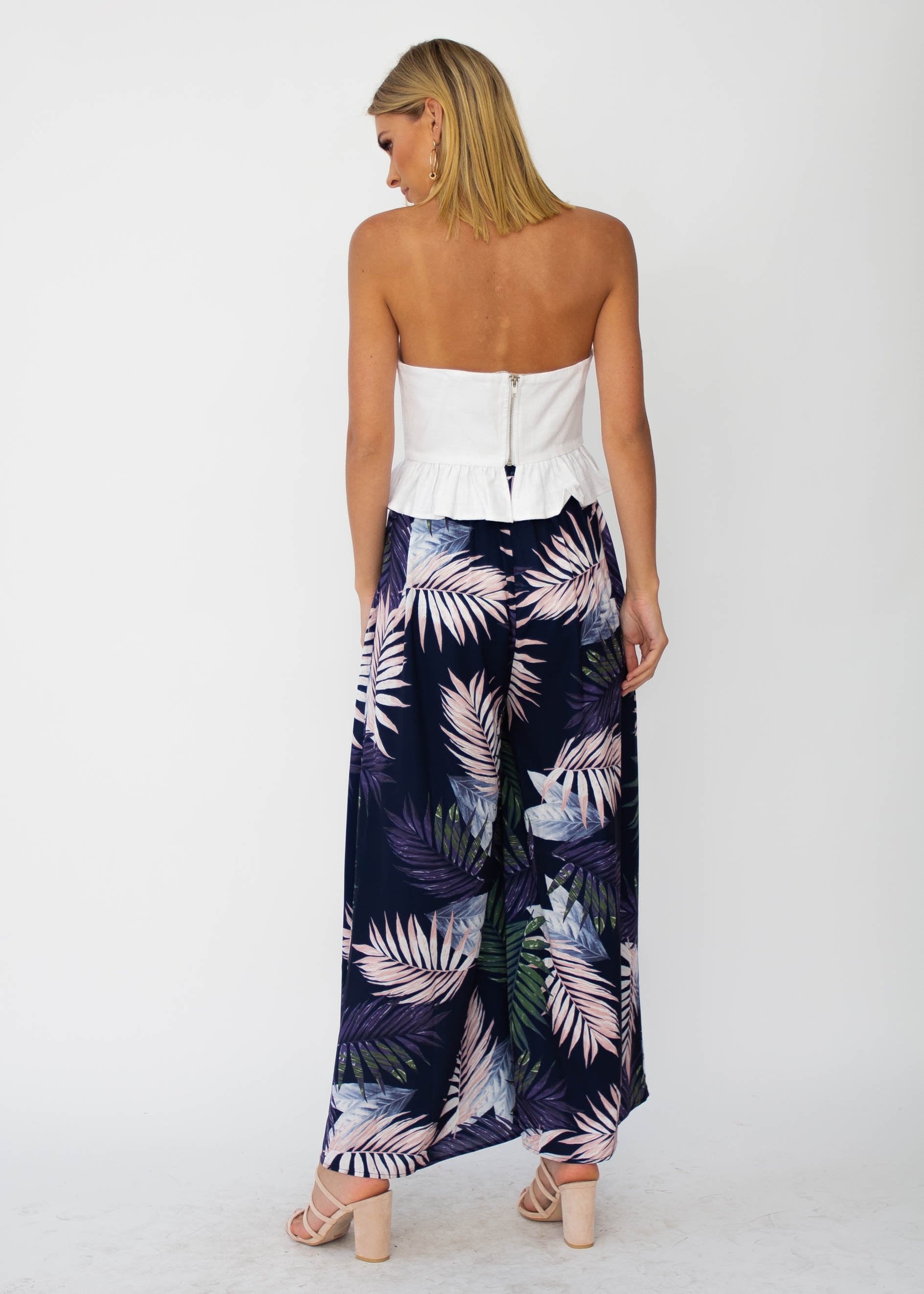 Little Love Pants - Navy Palm