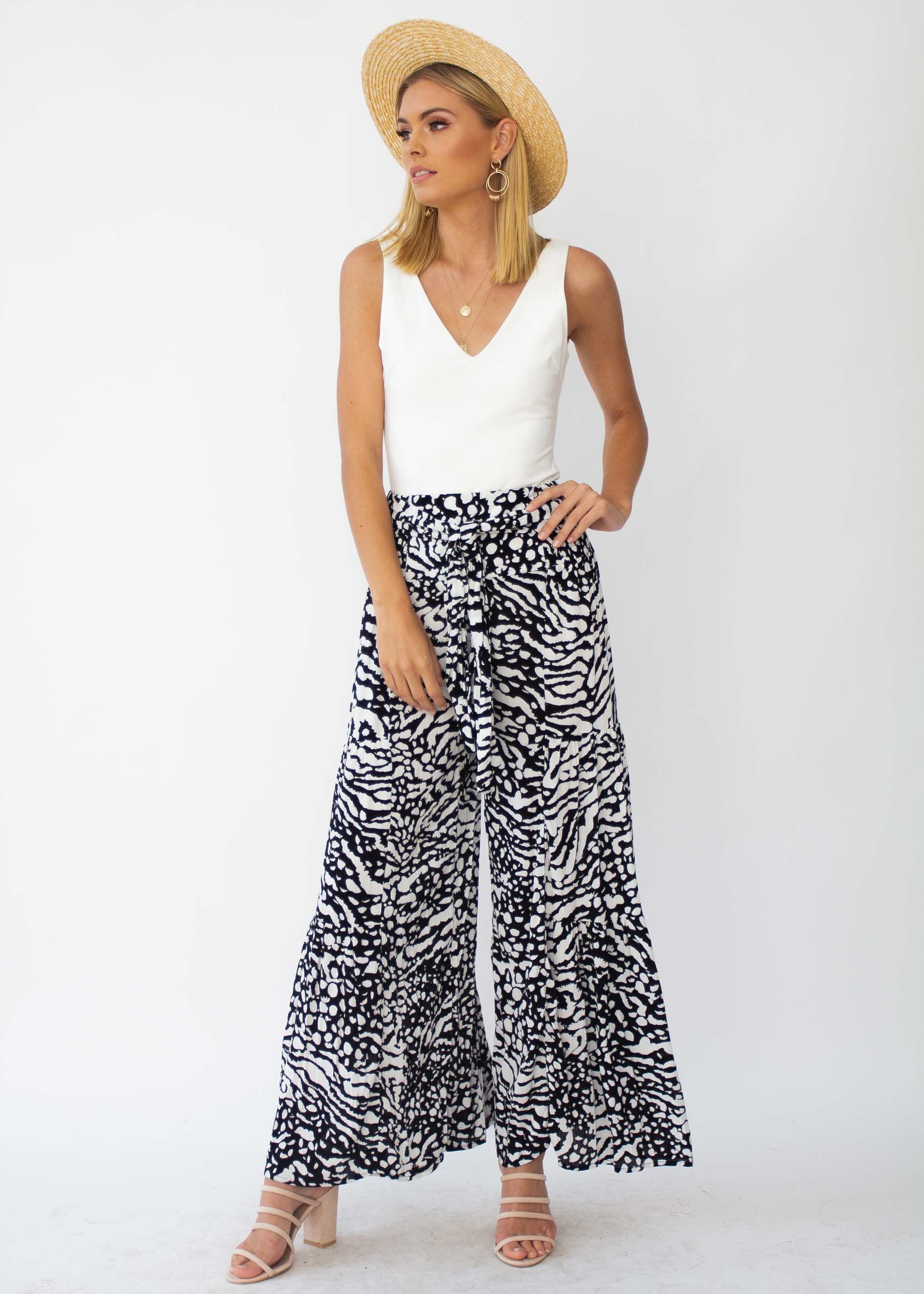 Sorrento Dreaming Pants - Black/White
