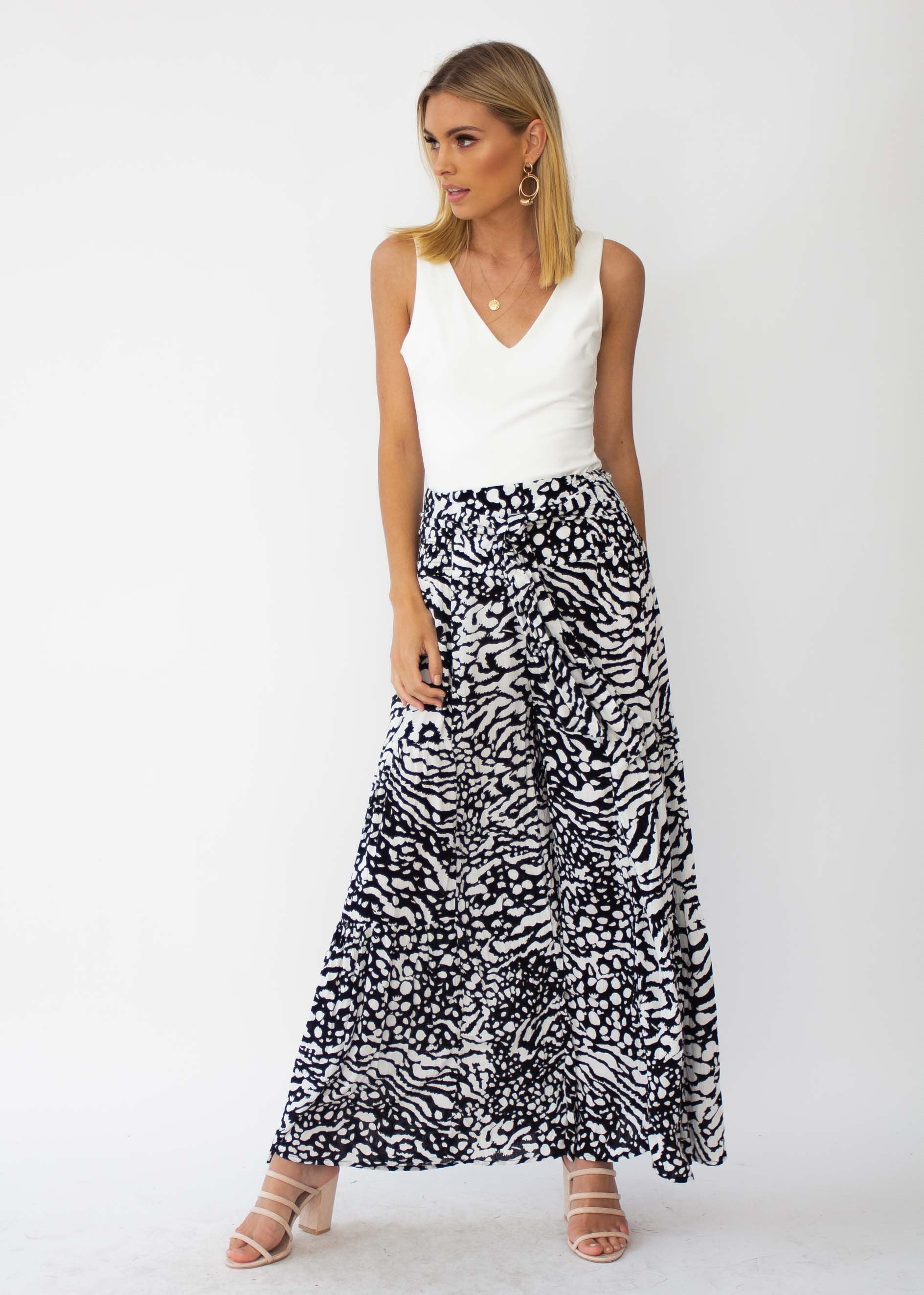 Sorrento Dreaming Pants - Black/White