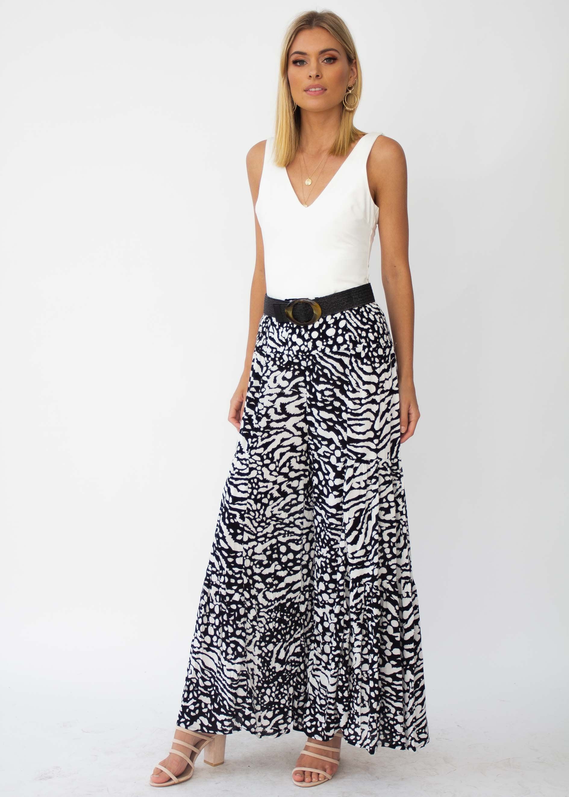 Sorrento Dreaming Pants - Black/White