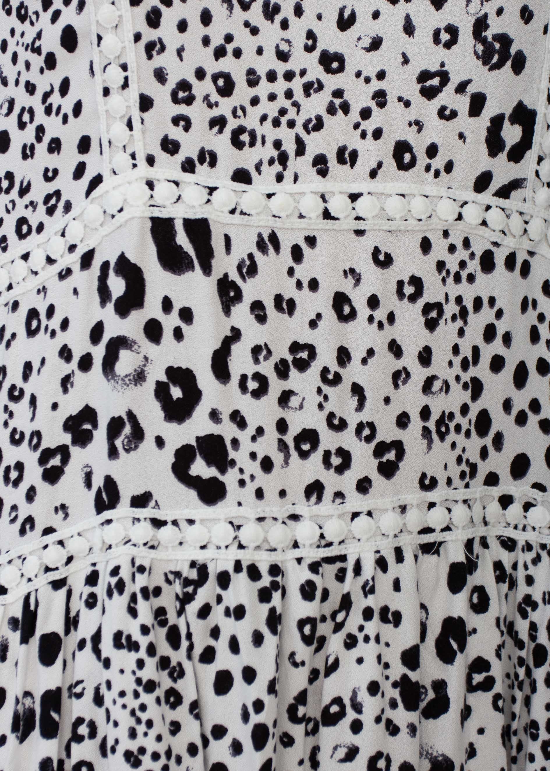 Chase The Sun Dress - Snow Leopard