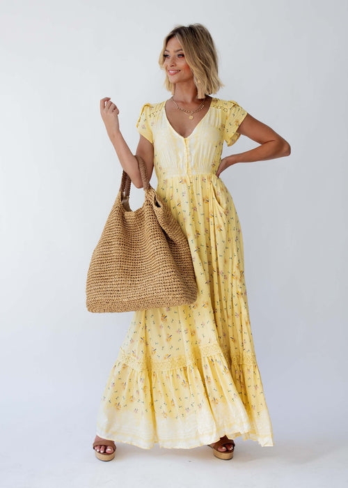 Carmen Maxi Dress - Limencello