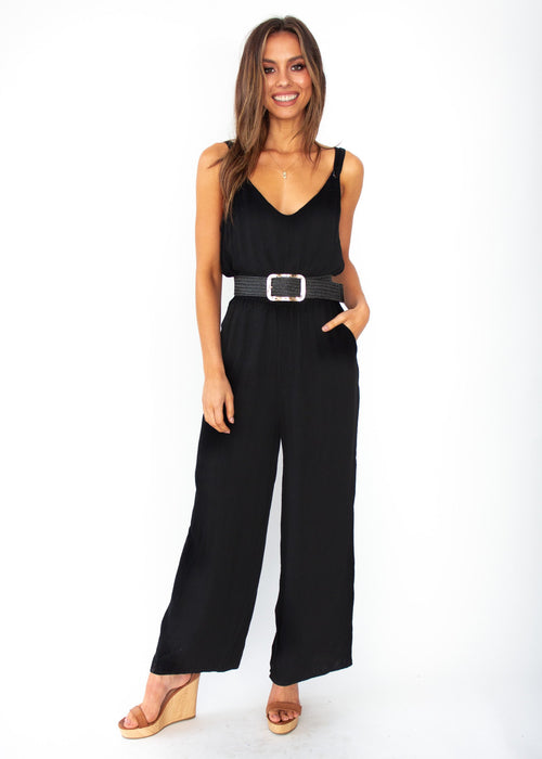 Women's Take Me Higher Pantsuit - Black