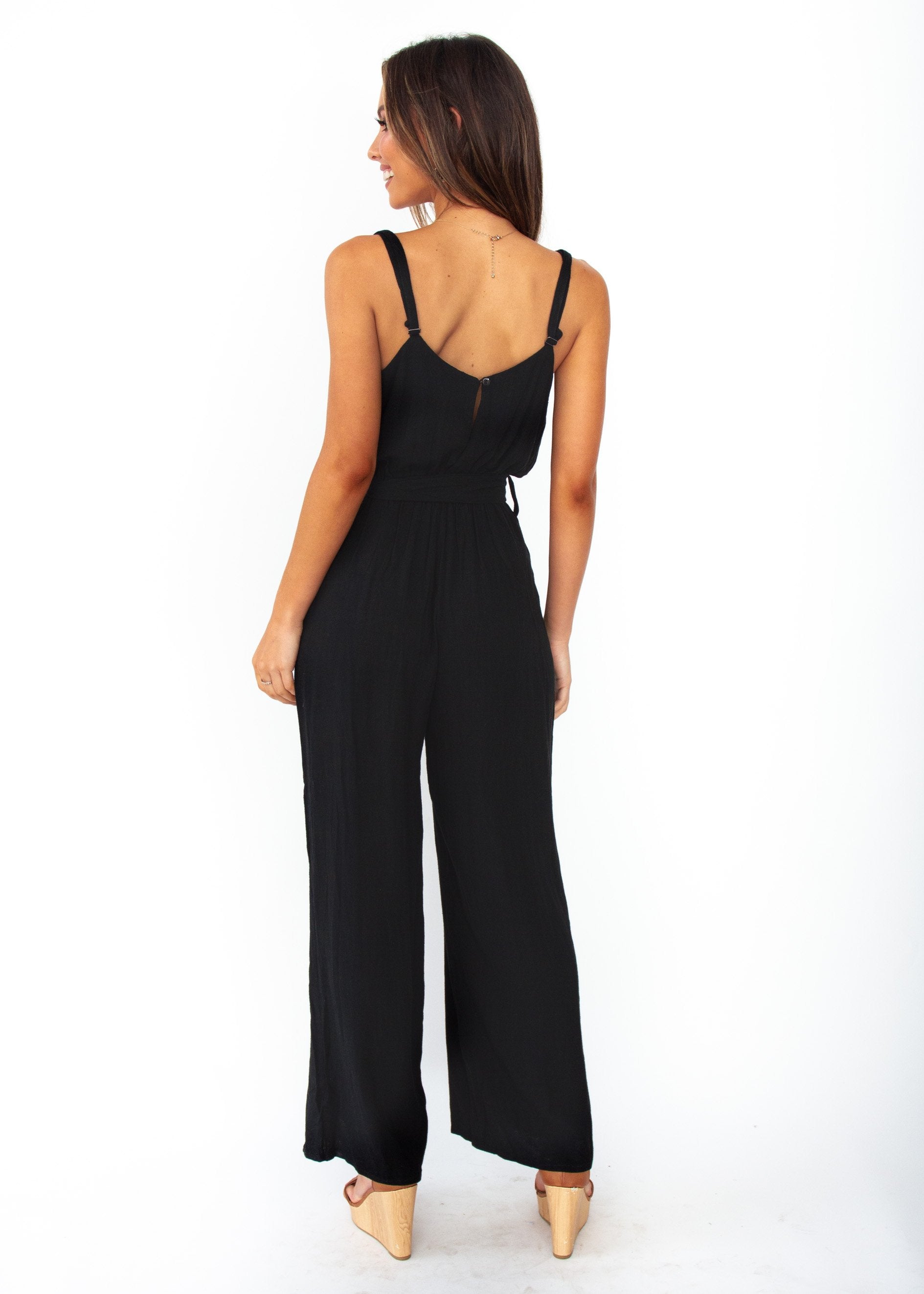 Take Me Higher Pantsuit - Black