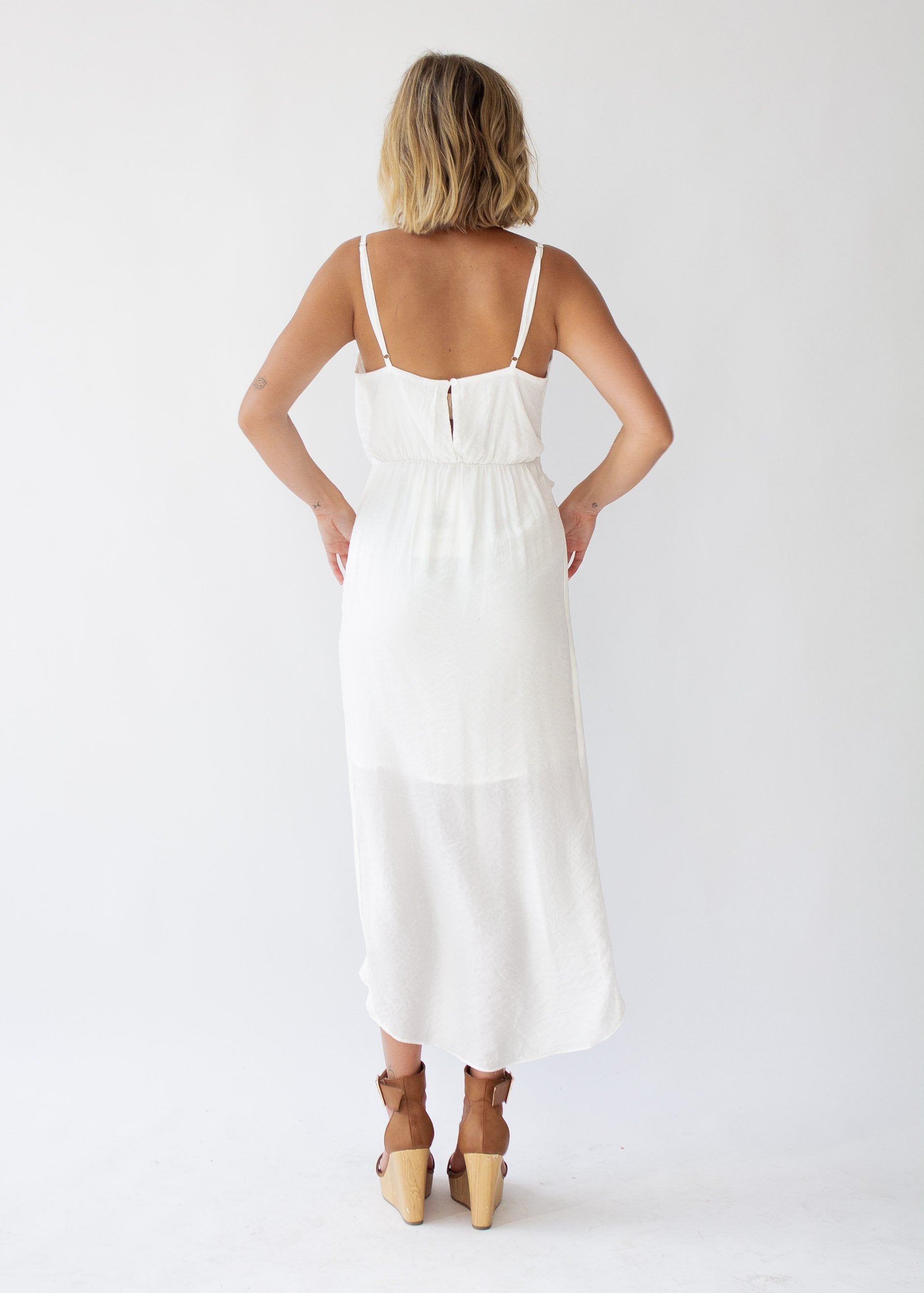 Arietta Midi Dress - White