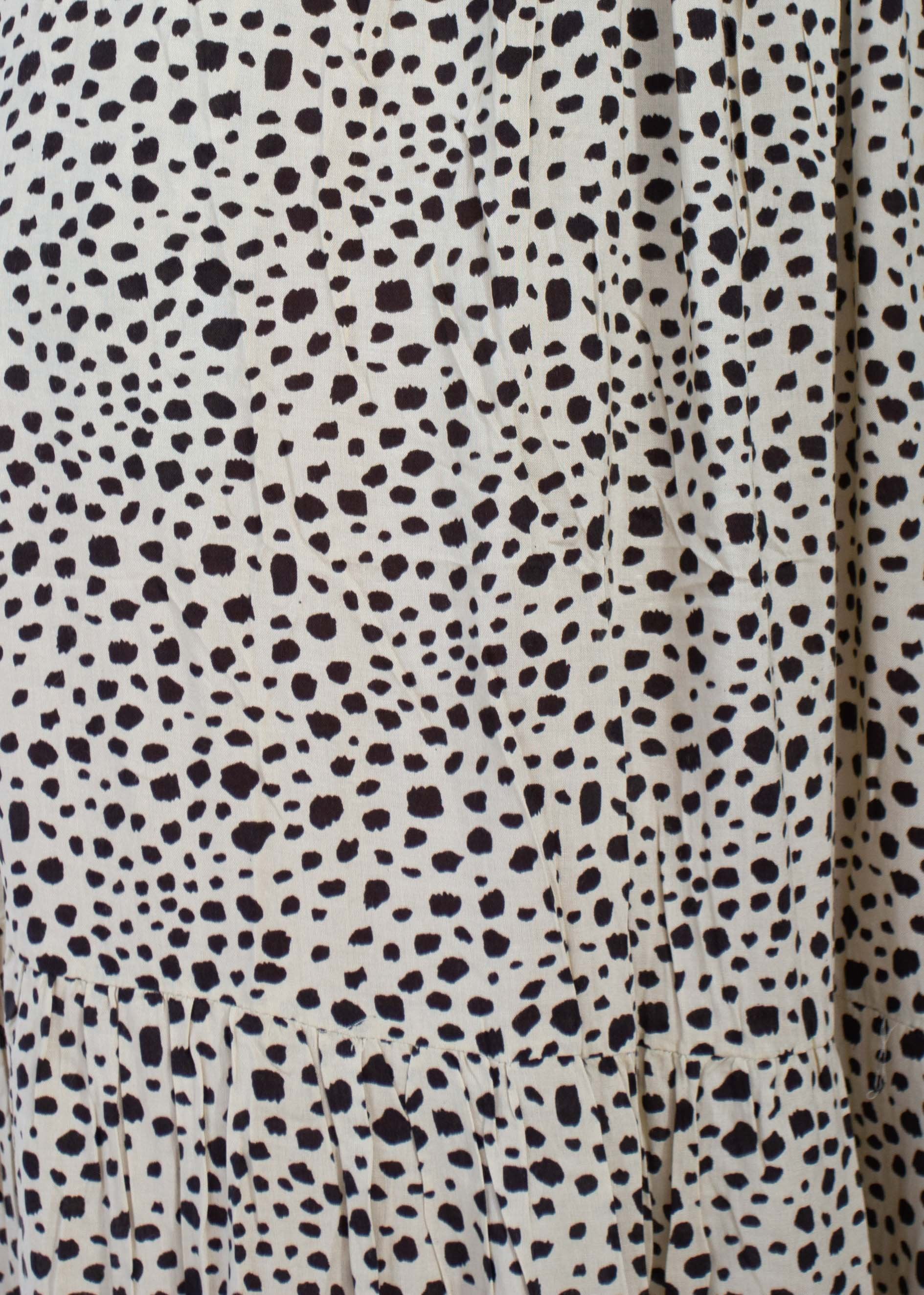 Courtney Maxi Skirt - Beige Spot