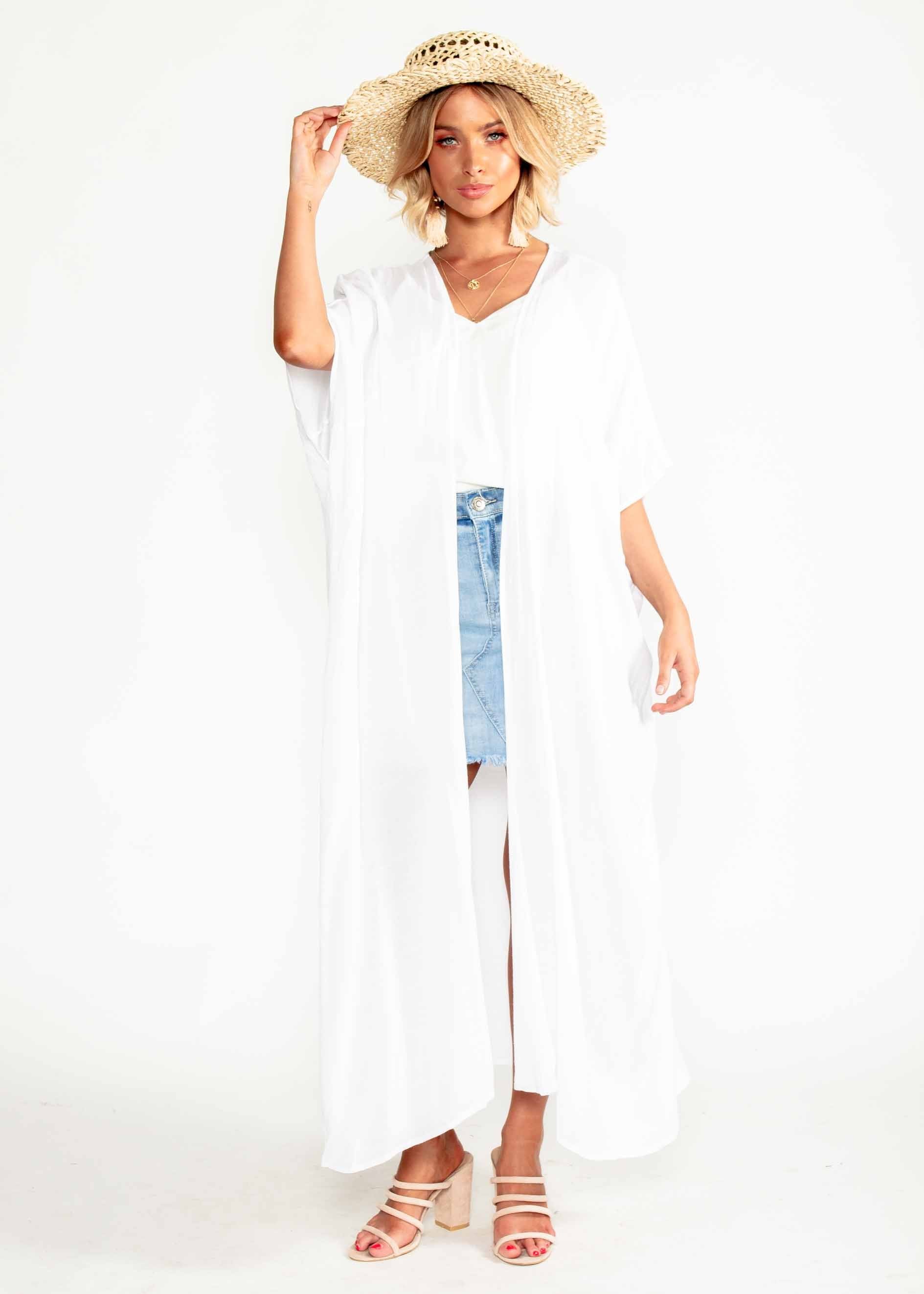 Sea You Cape - White