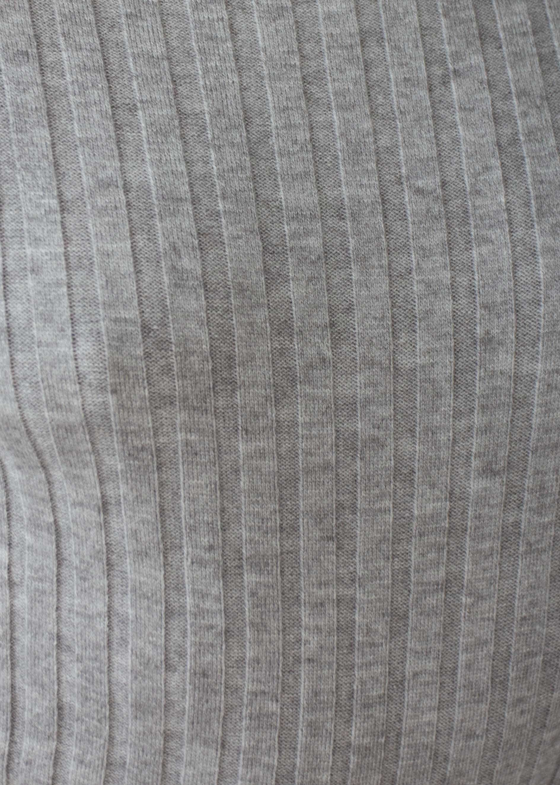 Jourdan Rib Knit Top - Grey