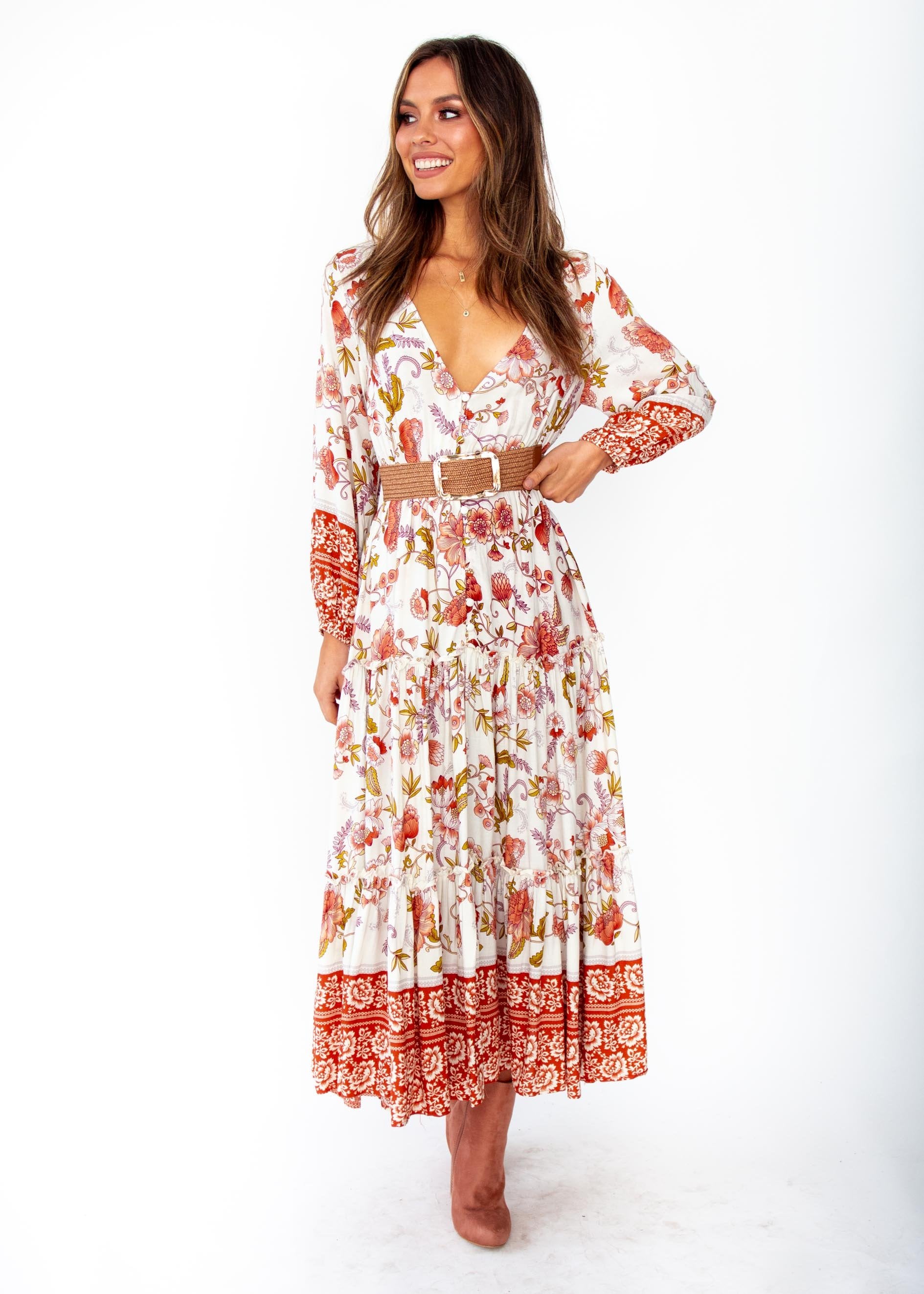 Esplanade Midi Dress - Autumn