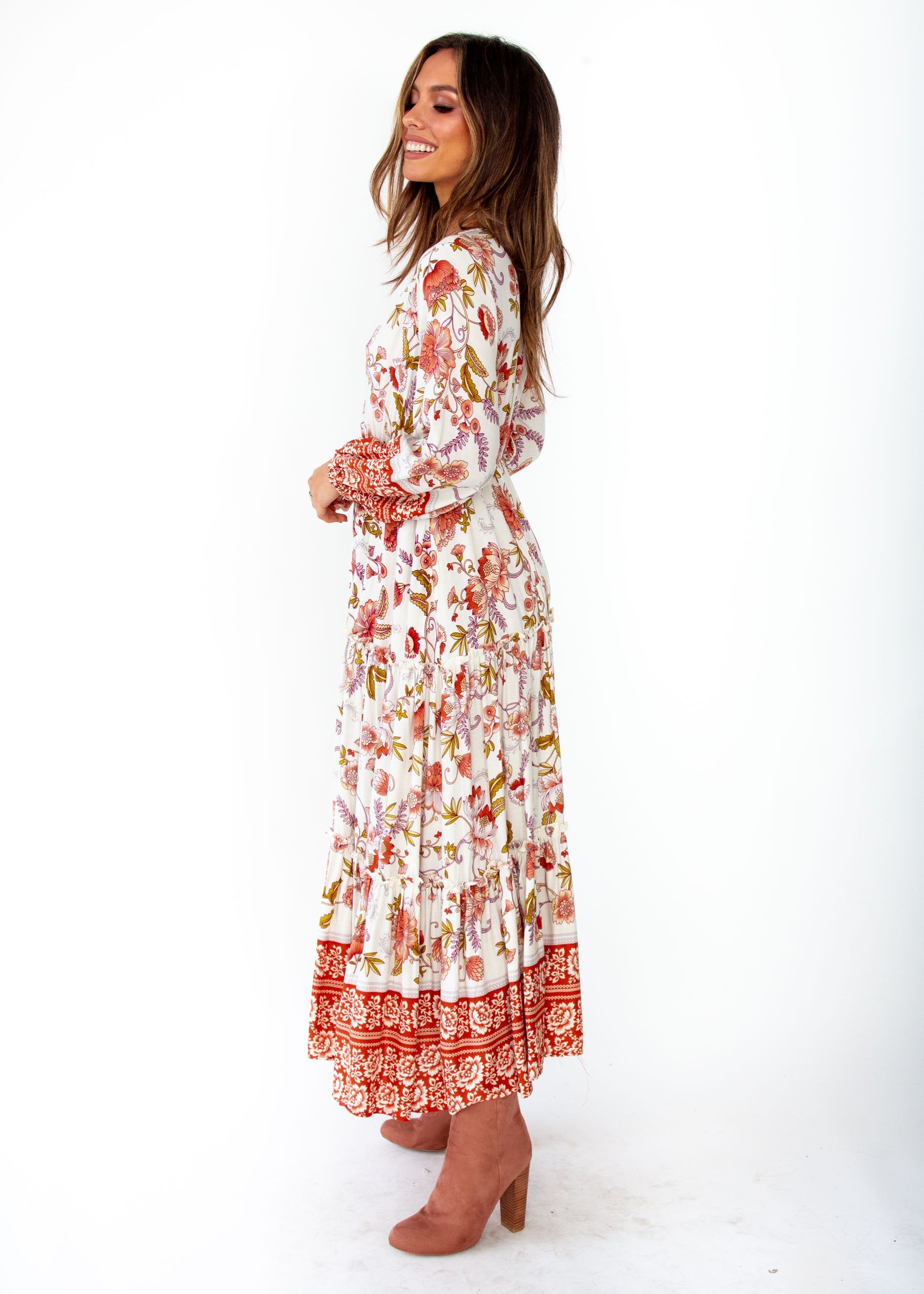 Esplanade Midi Dress - Autumn