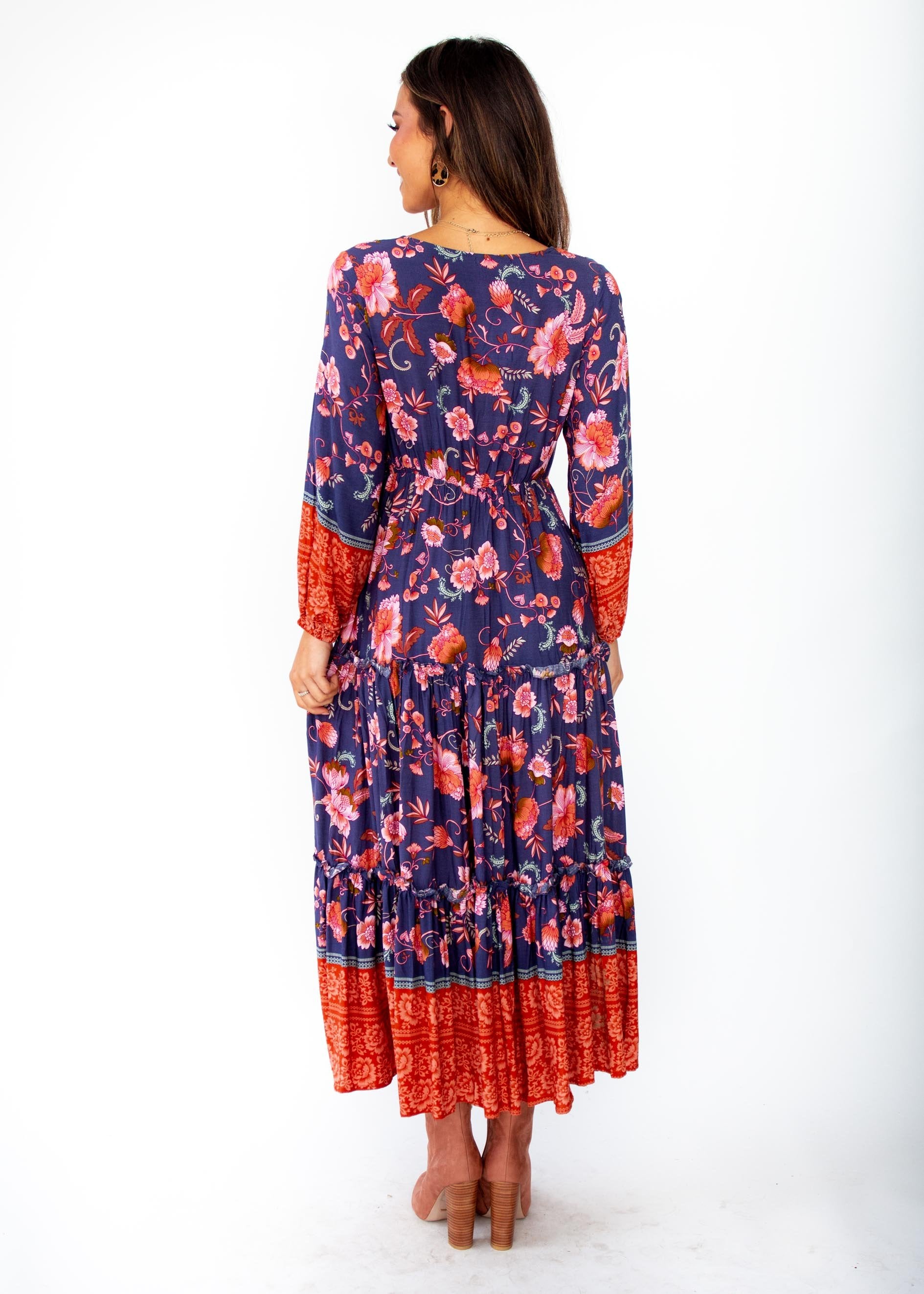 Esplanade Midi Dress - Dusk